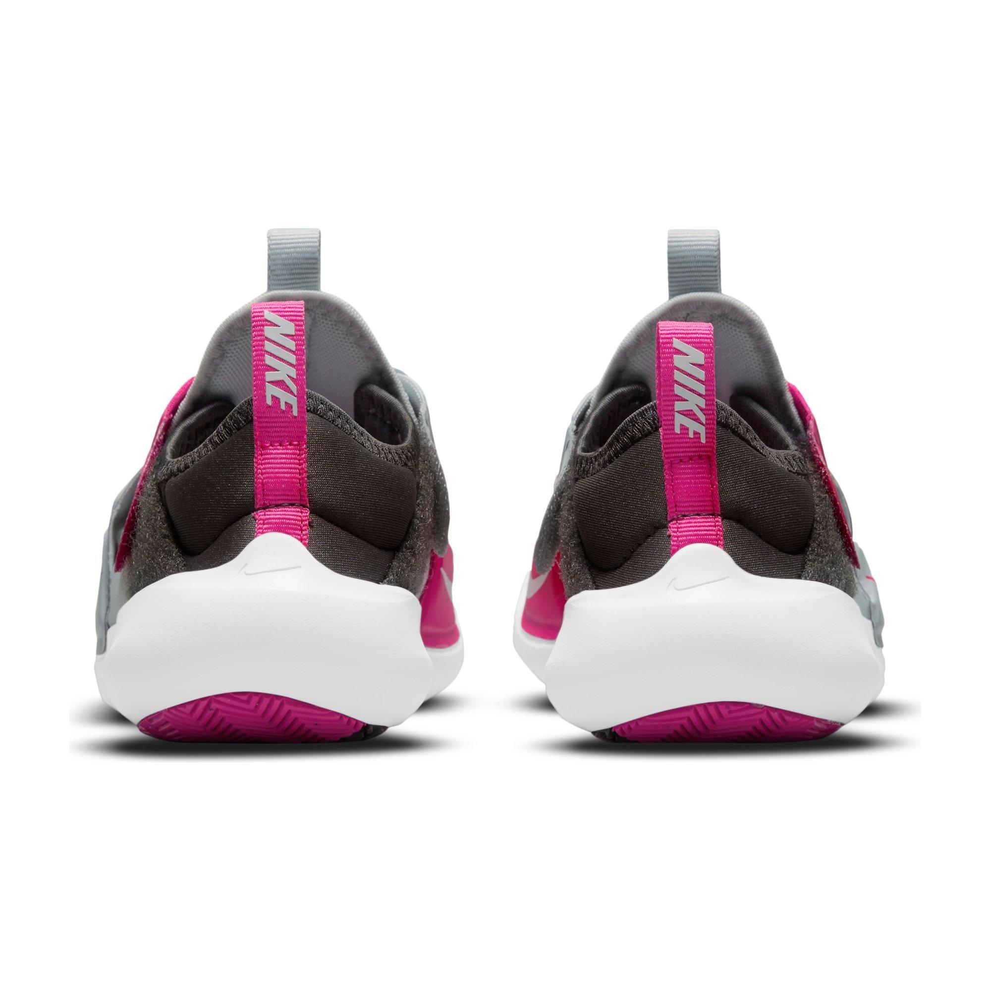 Nike Flex Advance "Pure Platinum/Pink Prime/Sangria" Preschool Boys' Running Shoe - GREY Thumbnail View 5