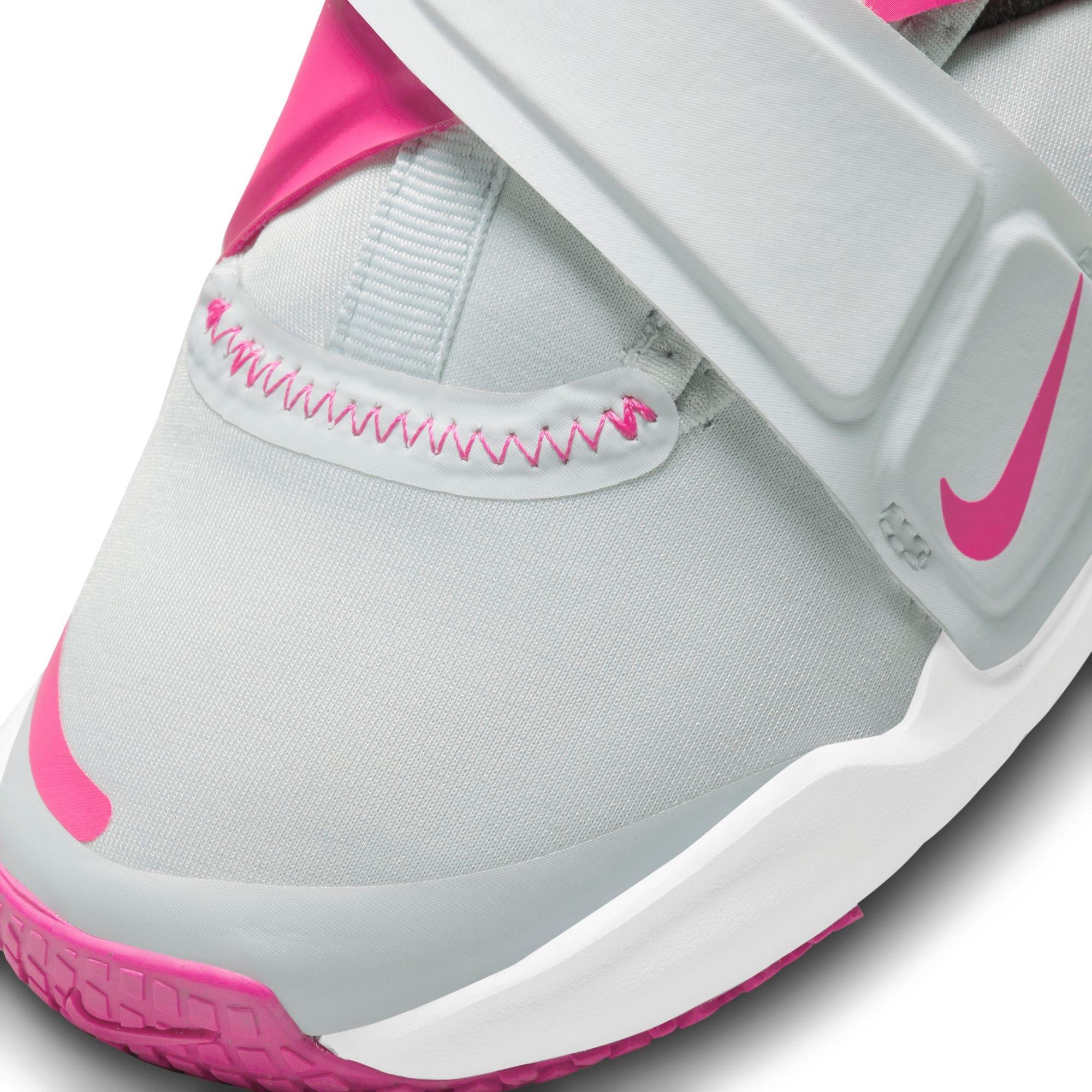 Nike Flex Advance "Pure Platinum/Pink Prime/Sangria" Preschool Boys' Running Shoe - GREY Thumbnail View 7
