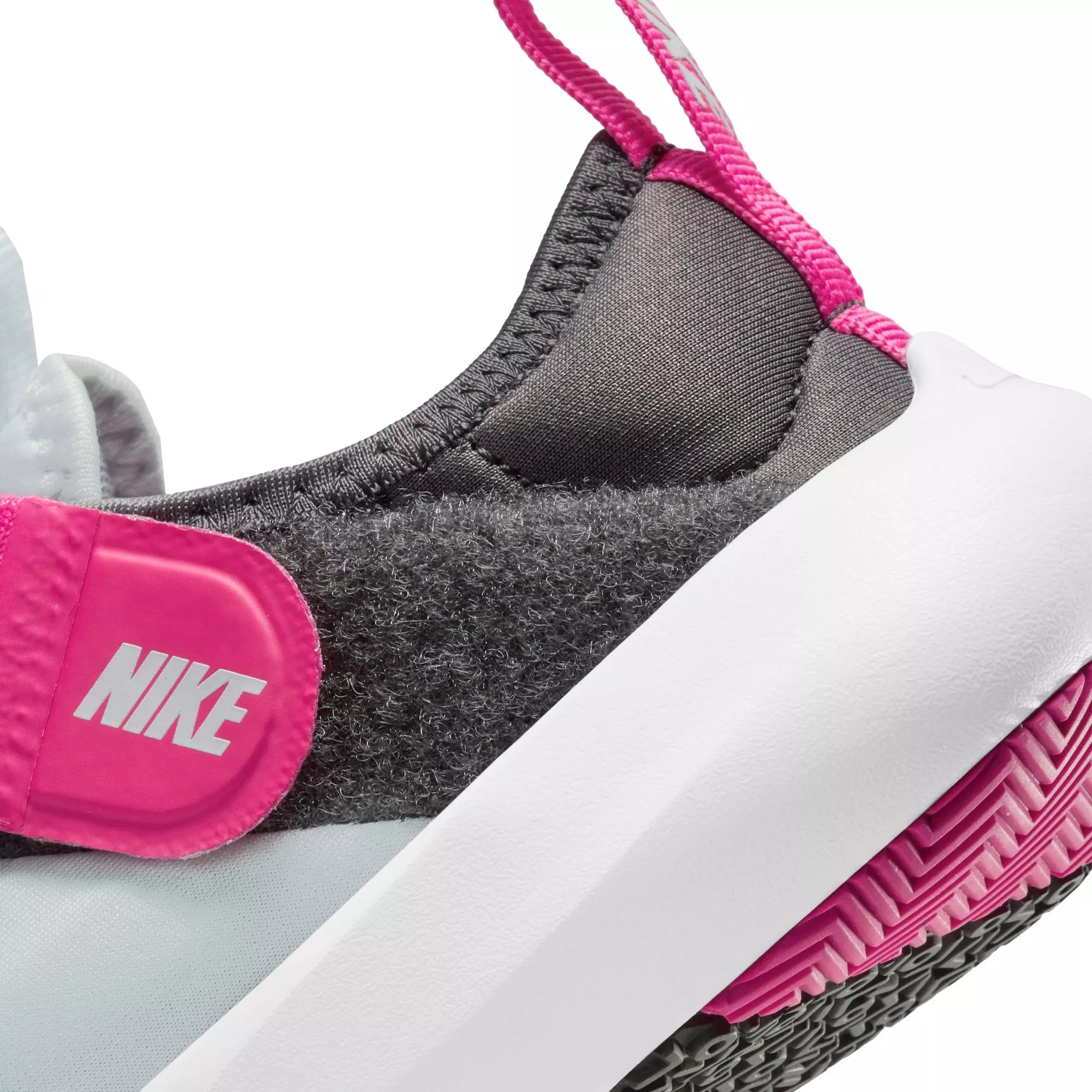 Nike Flex Advance "Pure Platinum/Pink Prime/Sangria" Preschool Boys' Running Shoe - GREY