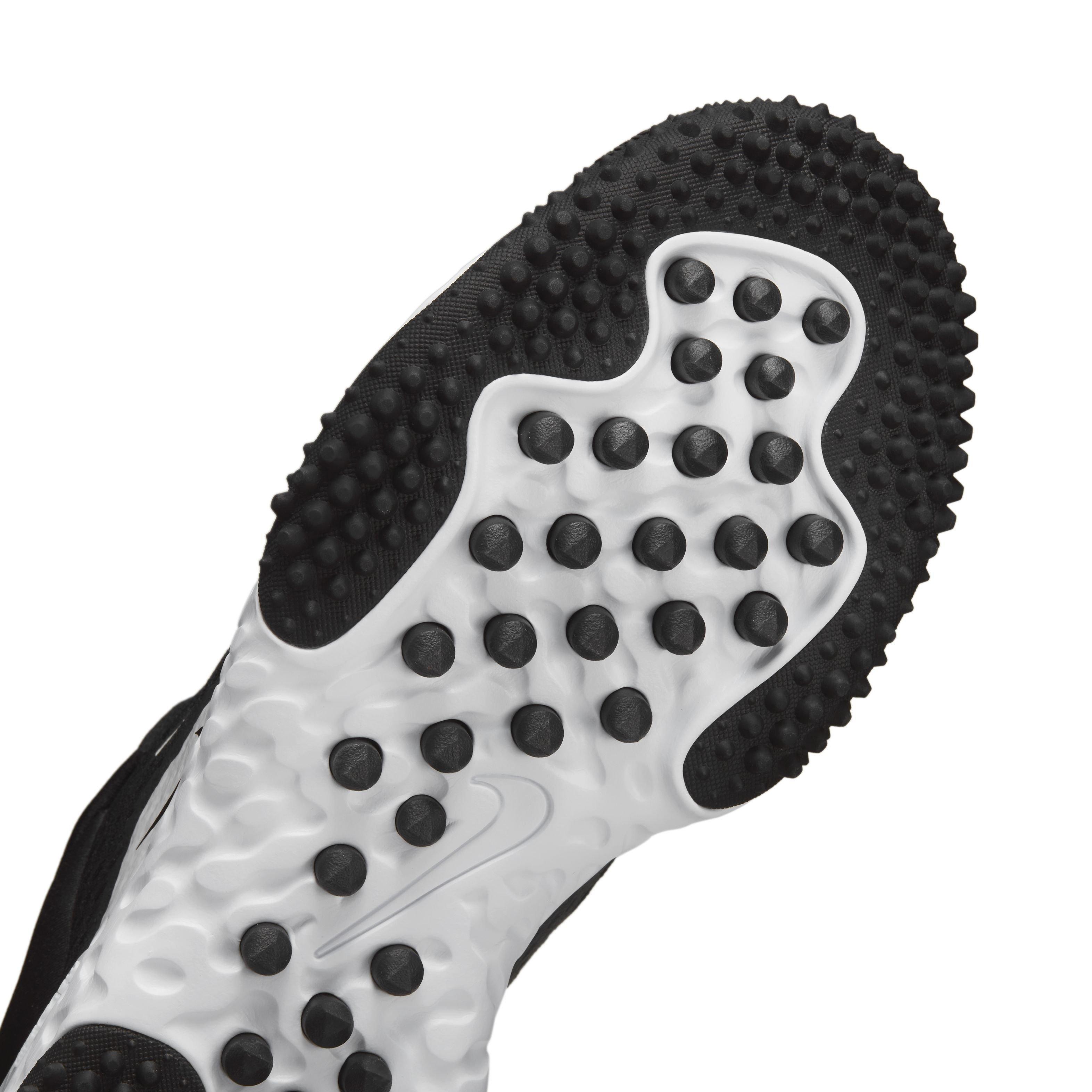 Nike Alpha Huarache Elite 4 Turf "Black/Dark Smoke Grey/Mint Foam/White" Women's Softball Shoe - BLACK/DK GREY/MINT/WHITE Thumbnail View 7