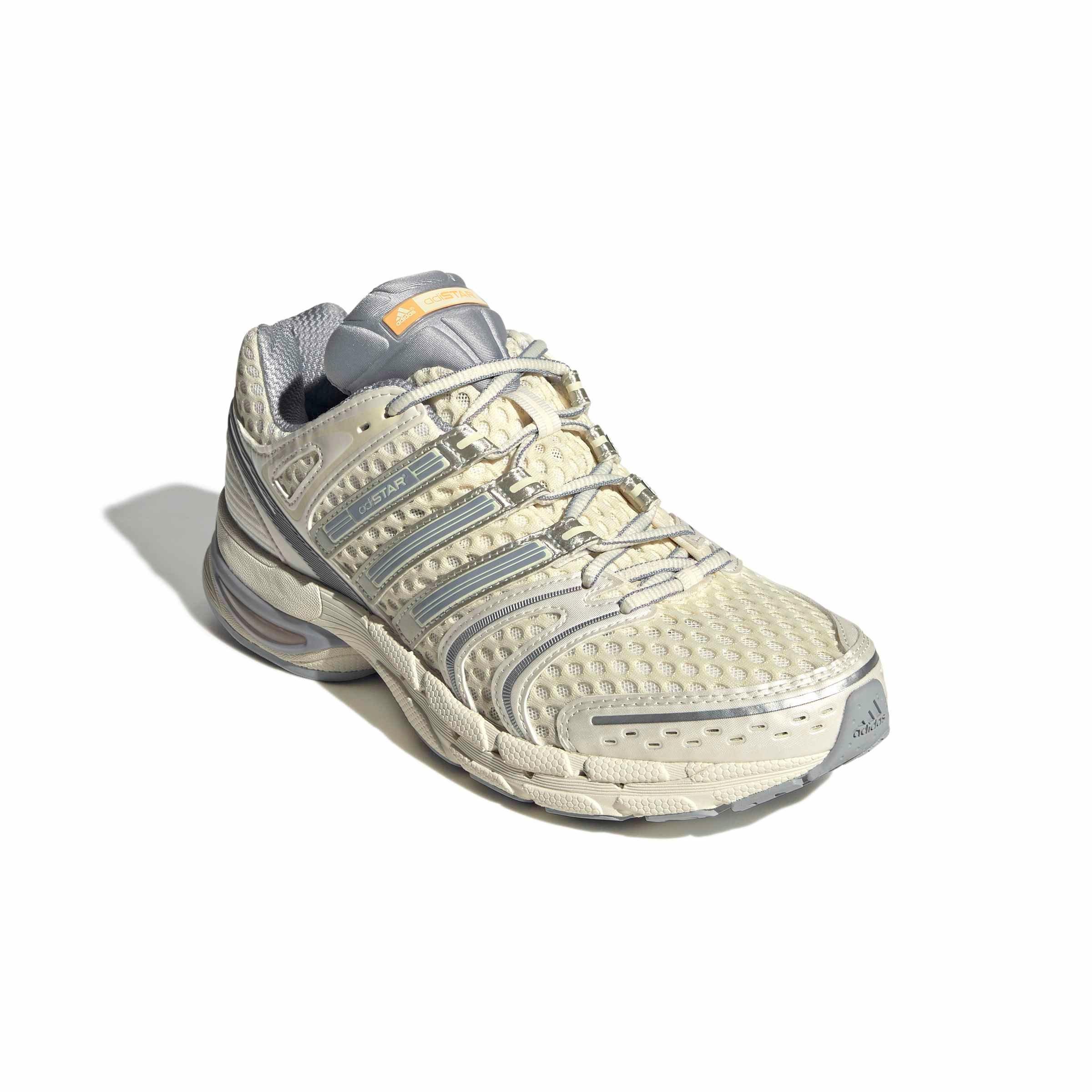 adidas Originals Adistar Control 5 "Cloud White/Halo Silver/Acid Orange" Men's Shoe - WHITE/SILVER/ORANGE