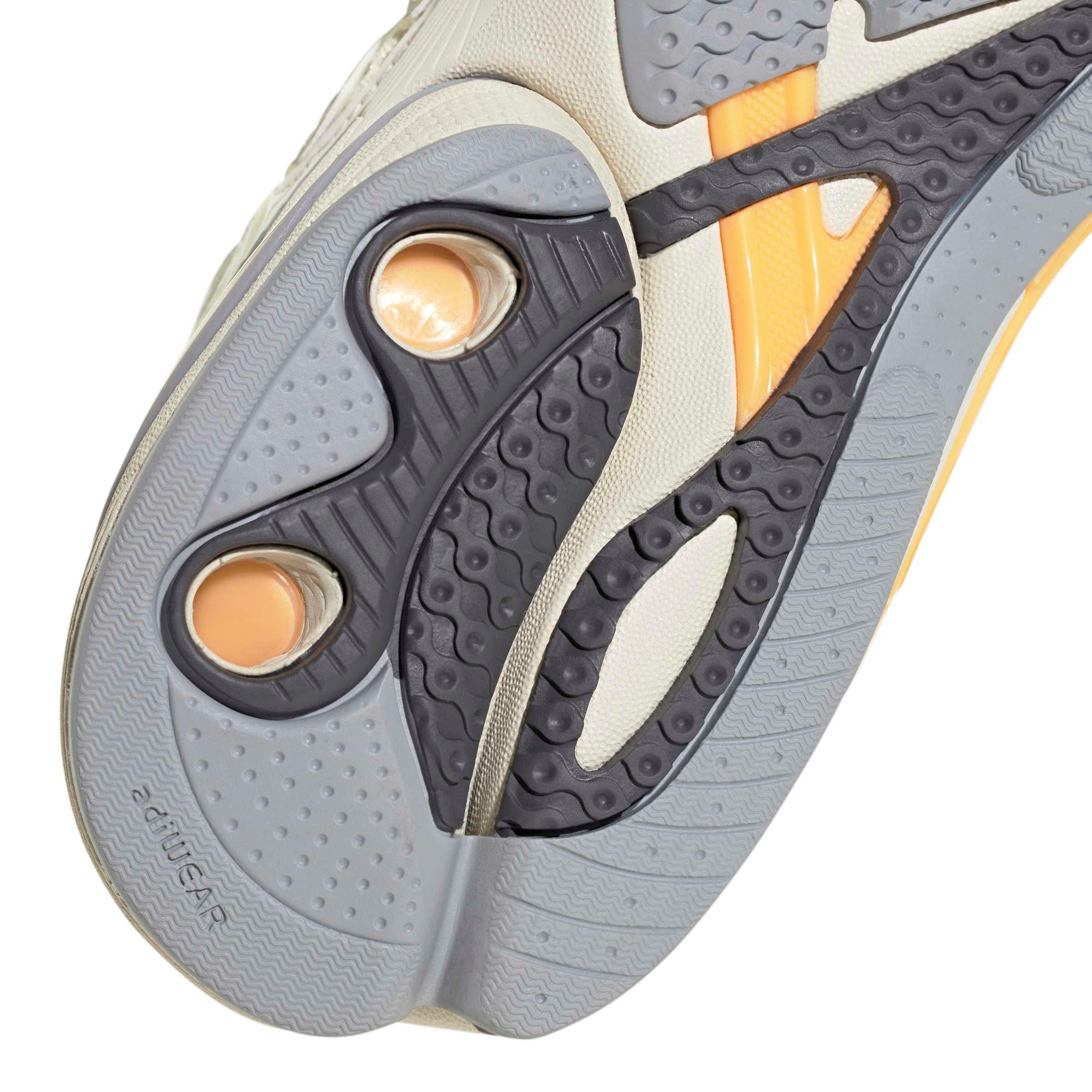 adidas Originals Adistar Control 5 "Cloud White/Halo Silver/Acid Orange" Men's Shoe - WHITE/SILVER/ORANGE