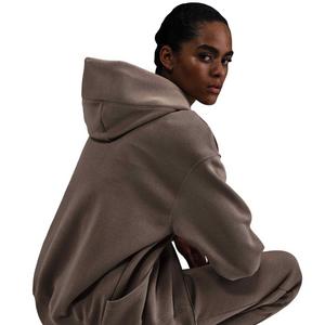 Nike Women's Sportswear Phoenix Fleece Oversized Full-Zip Hooded Jacket - Brown