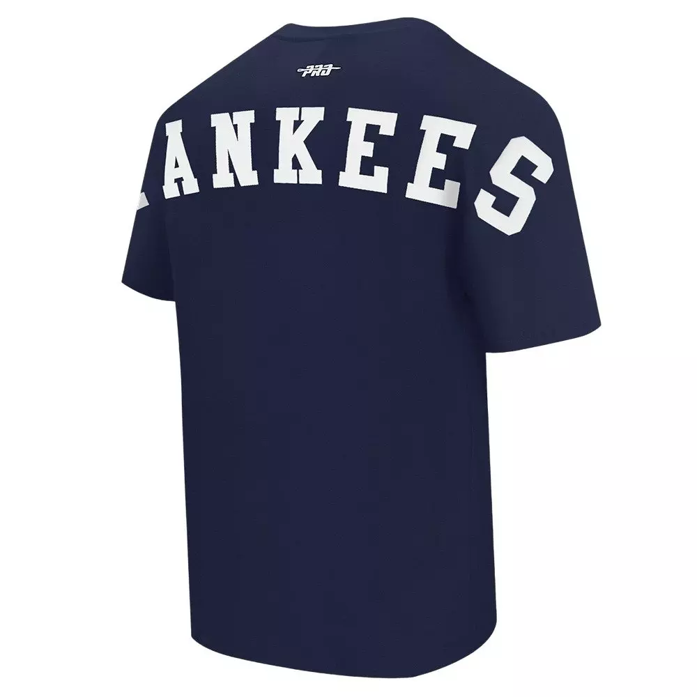 Pro Standard Men's MLB New York Yankees CJ Drop Shoulder Tee - NAVY