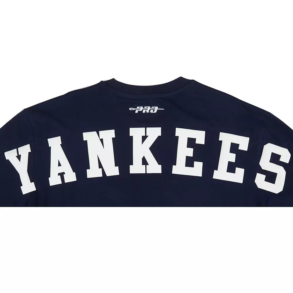 Pro Standard Men's MLB New York Yankees CJ Drop Shoulder Tee - NAVY