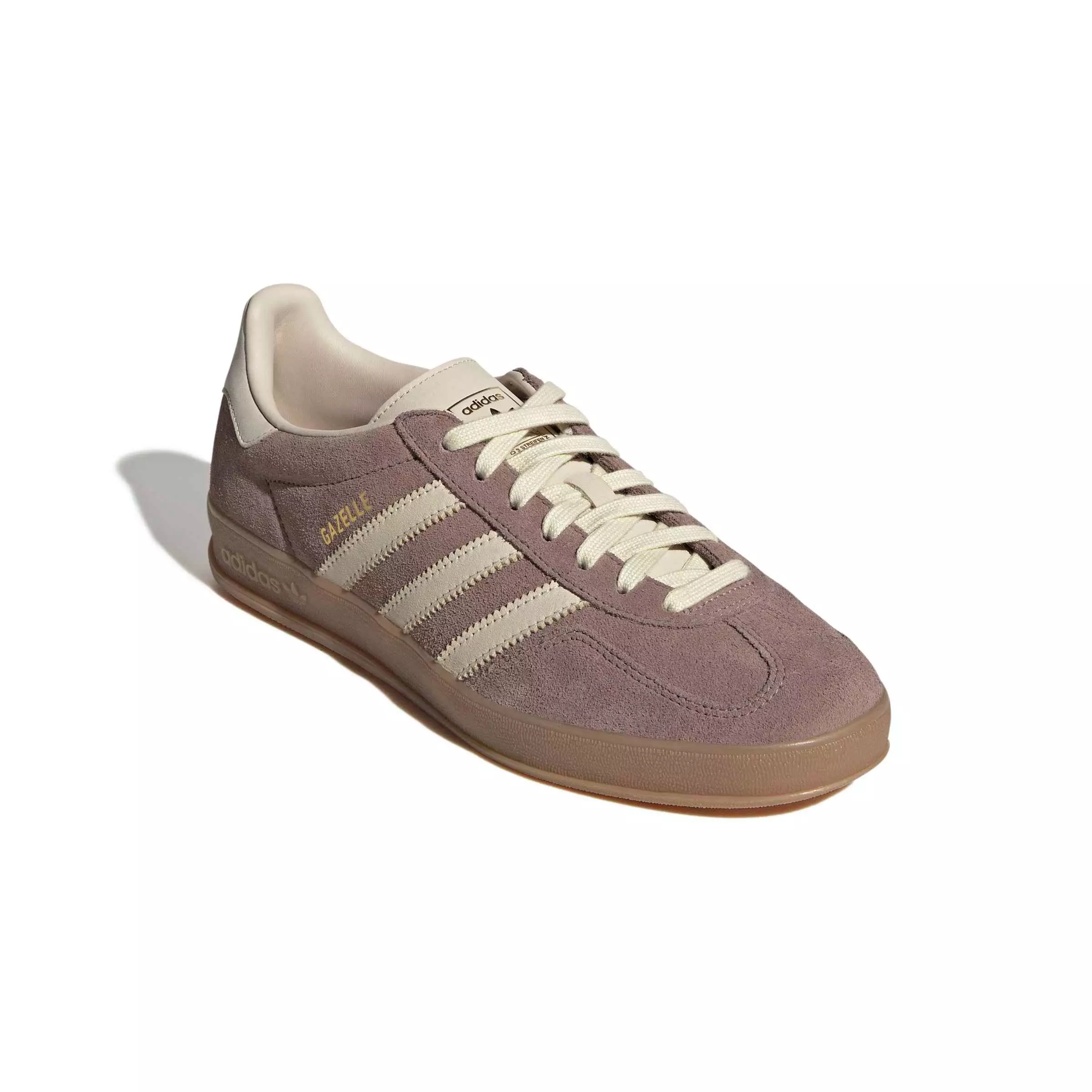 adidas Originals Gazelle Indoor "Trace Brown/Warm Vanilla/Gum 4" Men's Shoe - BROWN/VANILLA/GUM