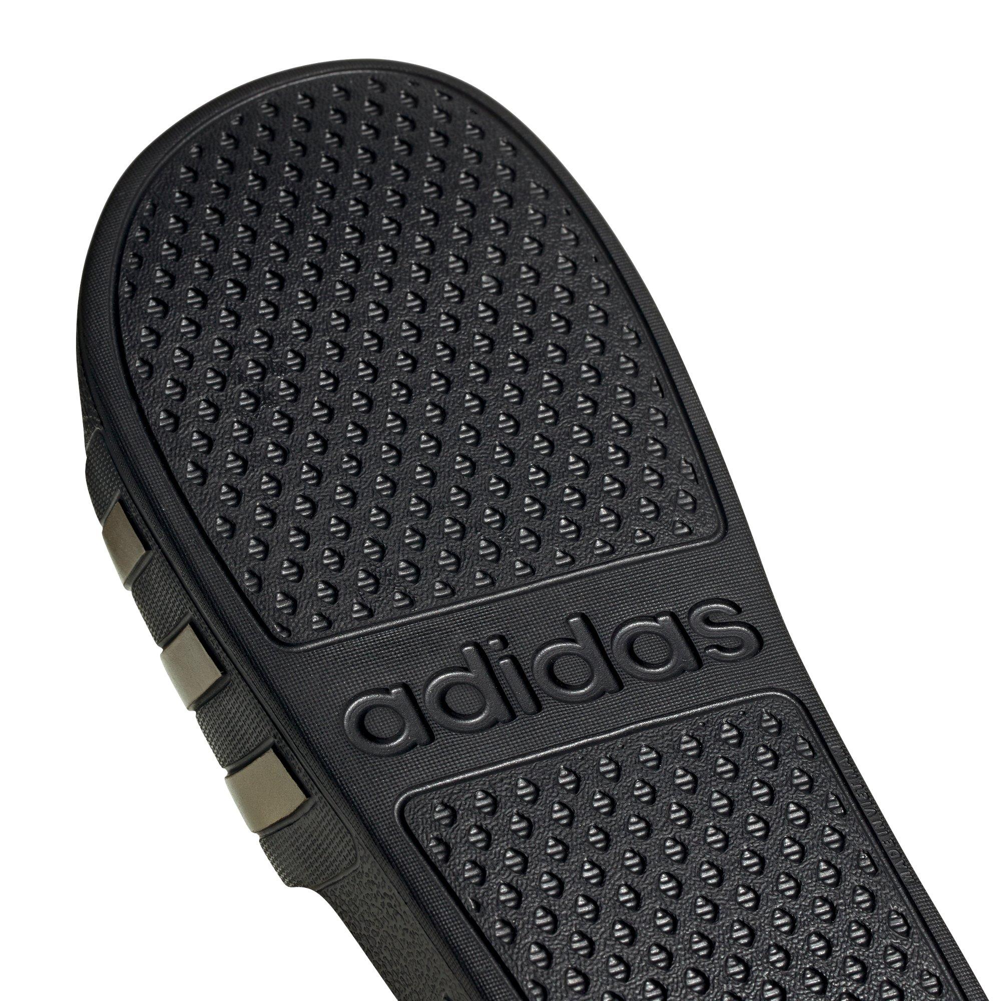 adidas Adilette Aqua "Core Black/Gold Metallic" Unisex Slide - BLACK/GOLD Thumbnail View 4