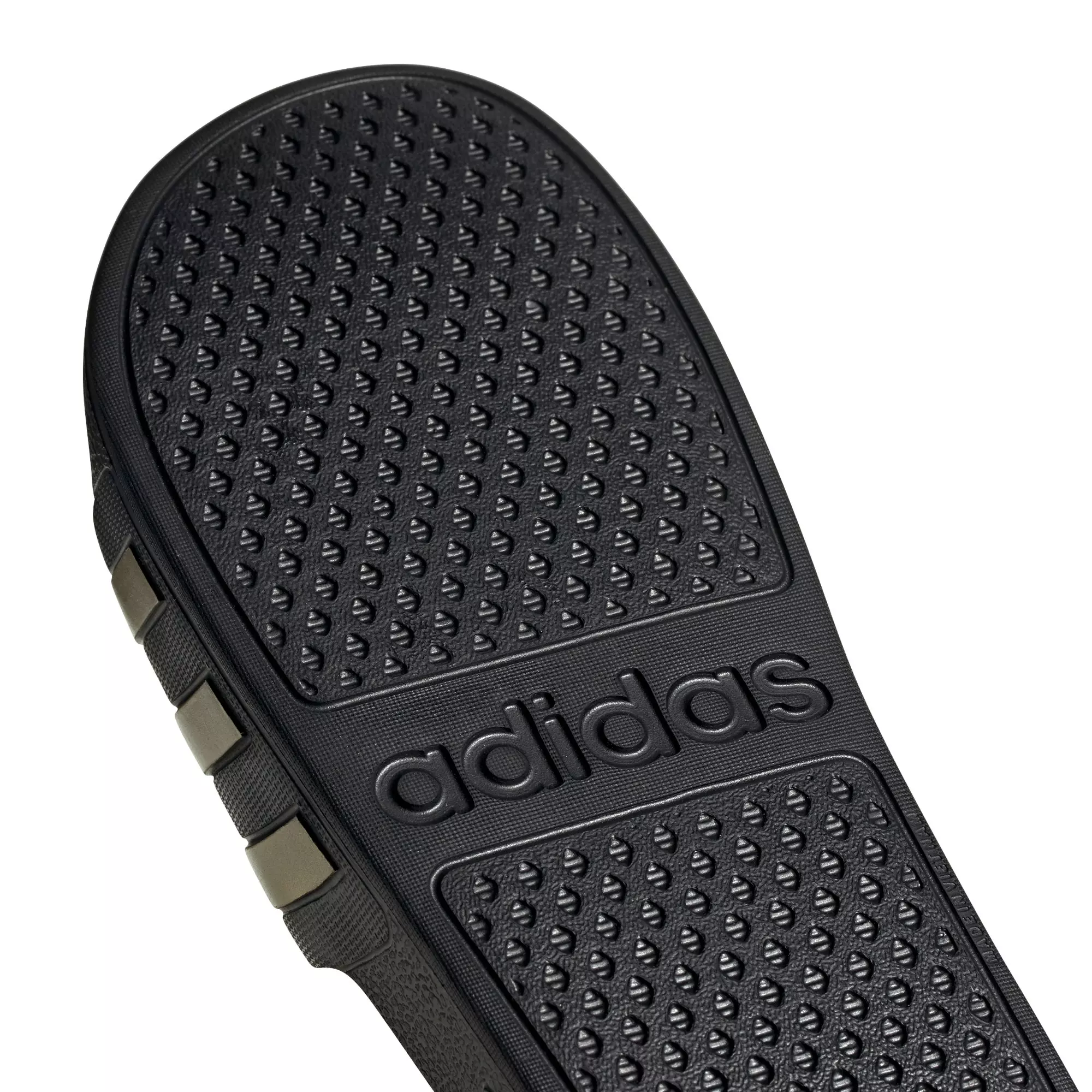 adidas Adilette Aqua "Core Black/Gold Metallic" Unisex Slide - BLACK/GOLD