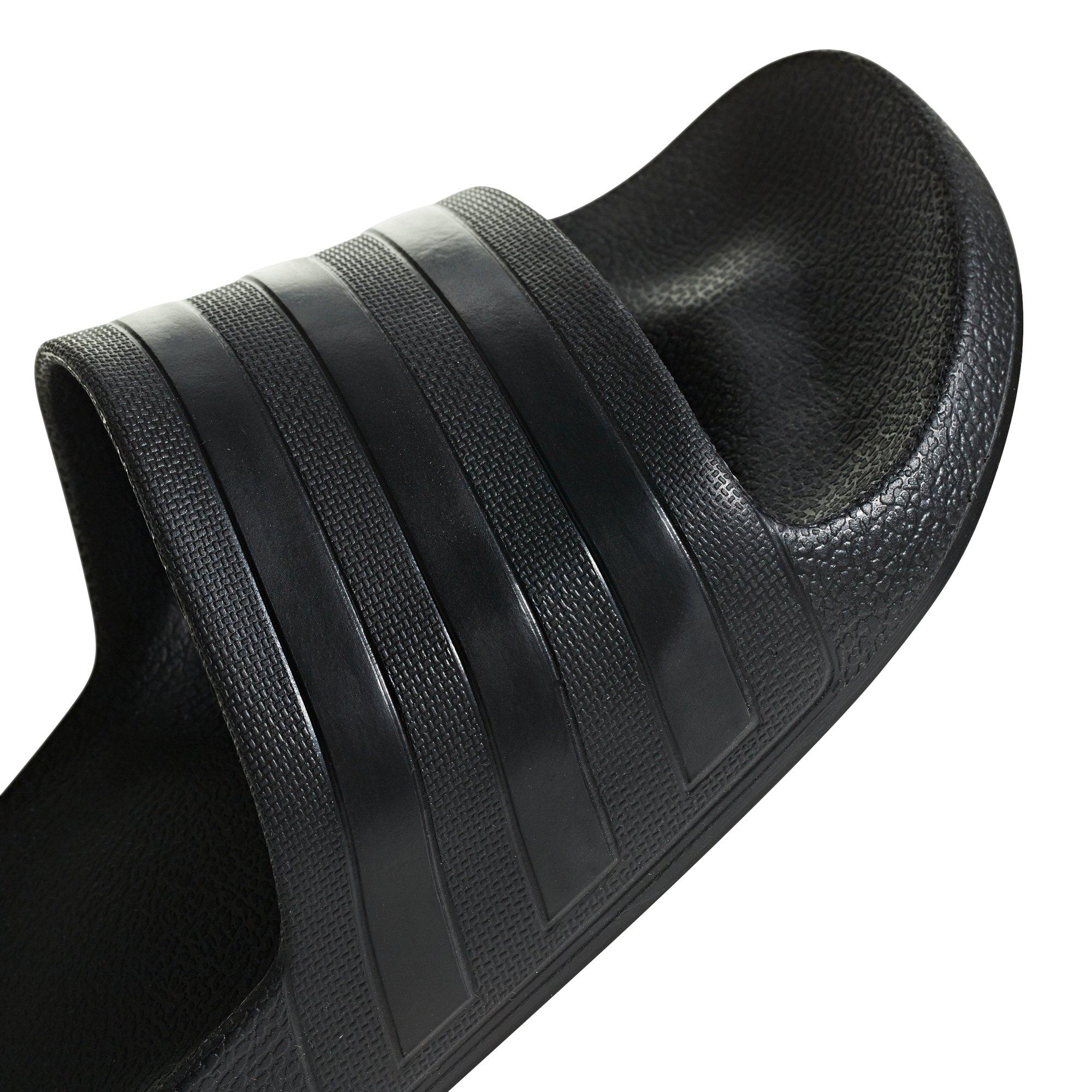 adidas Adilette Aqua "Core Black/Core Black" Unisex Slide - BLACK Thumbnail View 3
