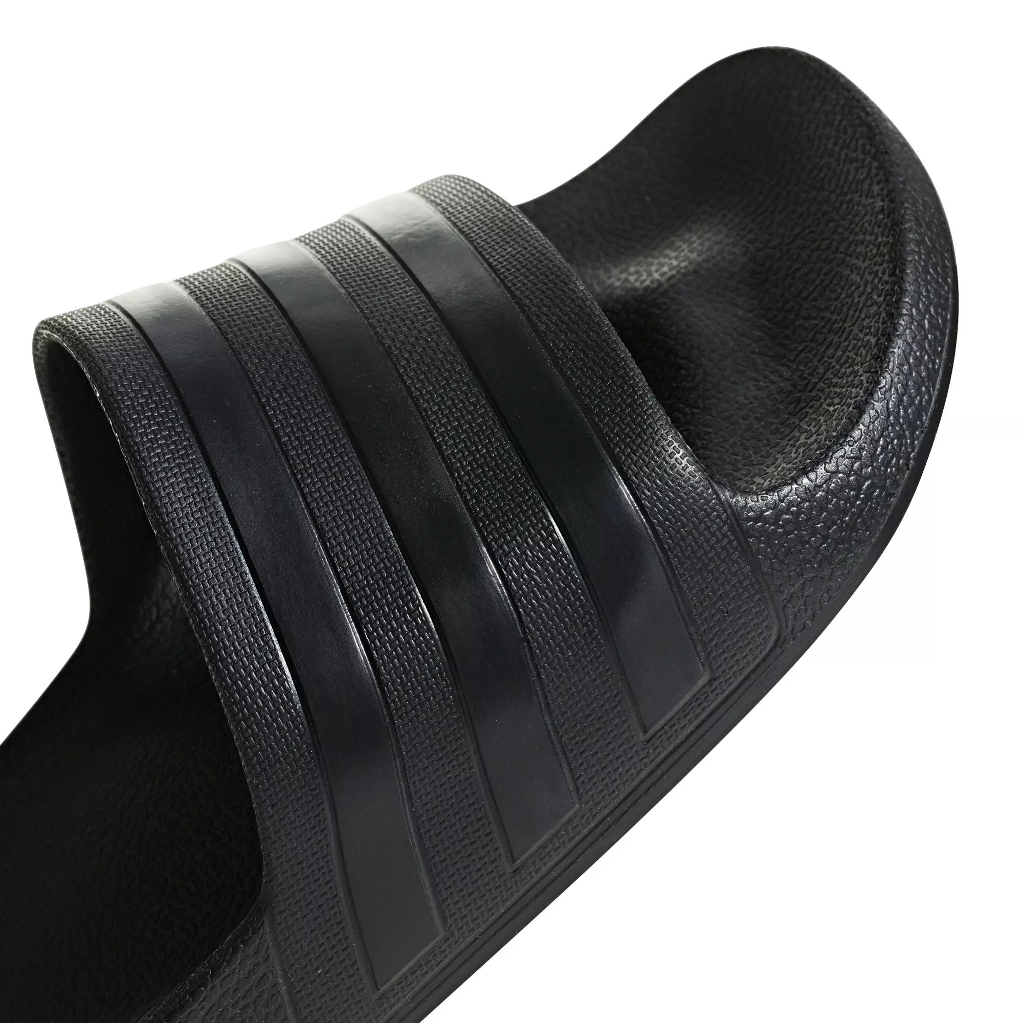 adidas Adilette Aqua "Core Black/Core Black" Unisex Slide - BLACK