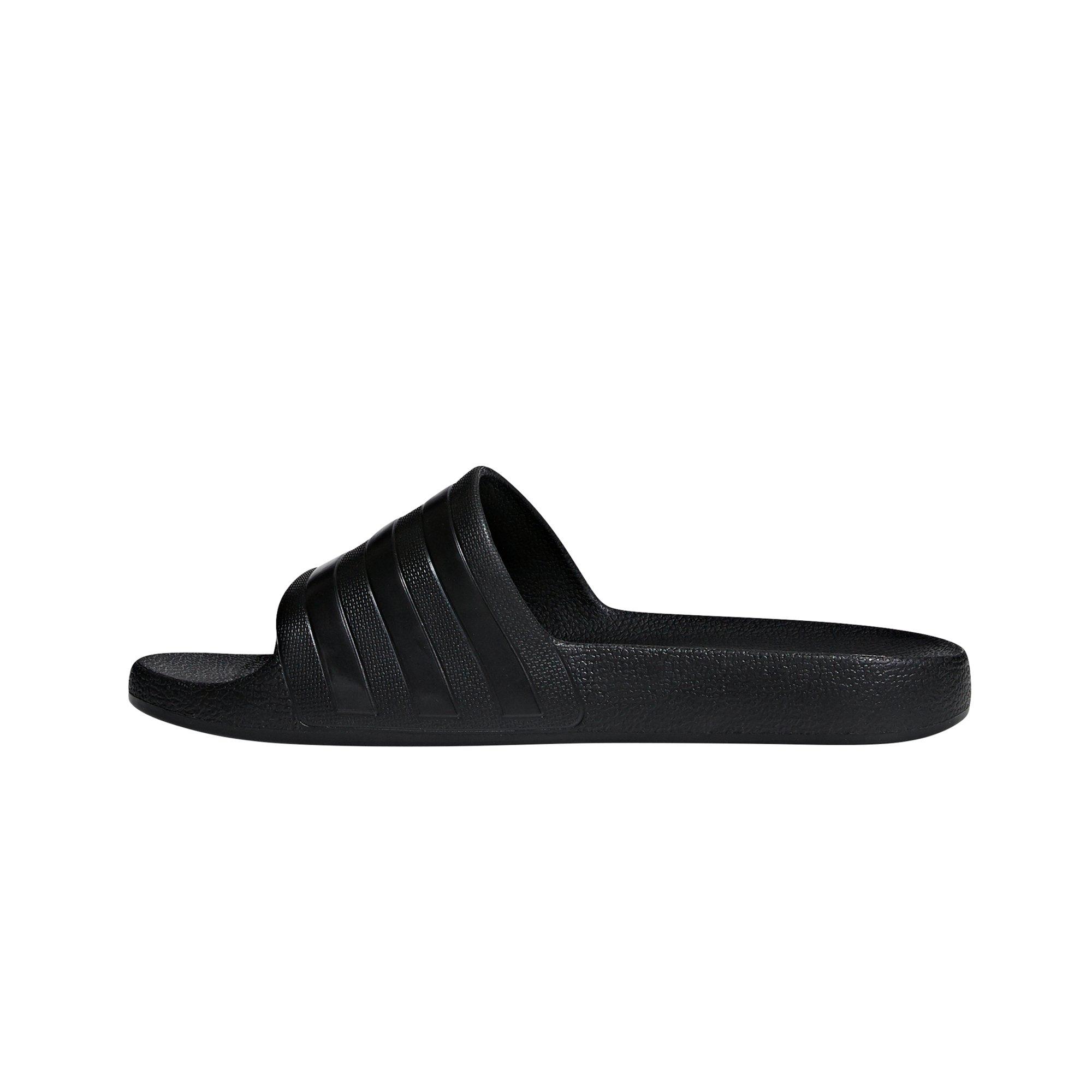 adidas Adilette Aqua "Core Black/Core Black" Unisex Slide - BLACK Thumbnail View 2