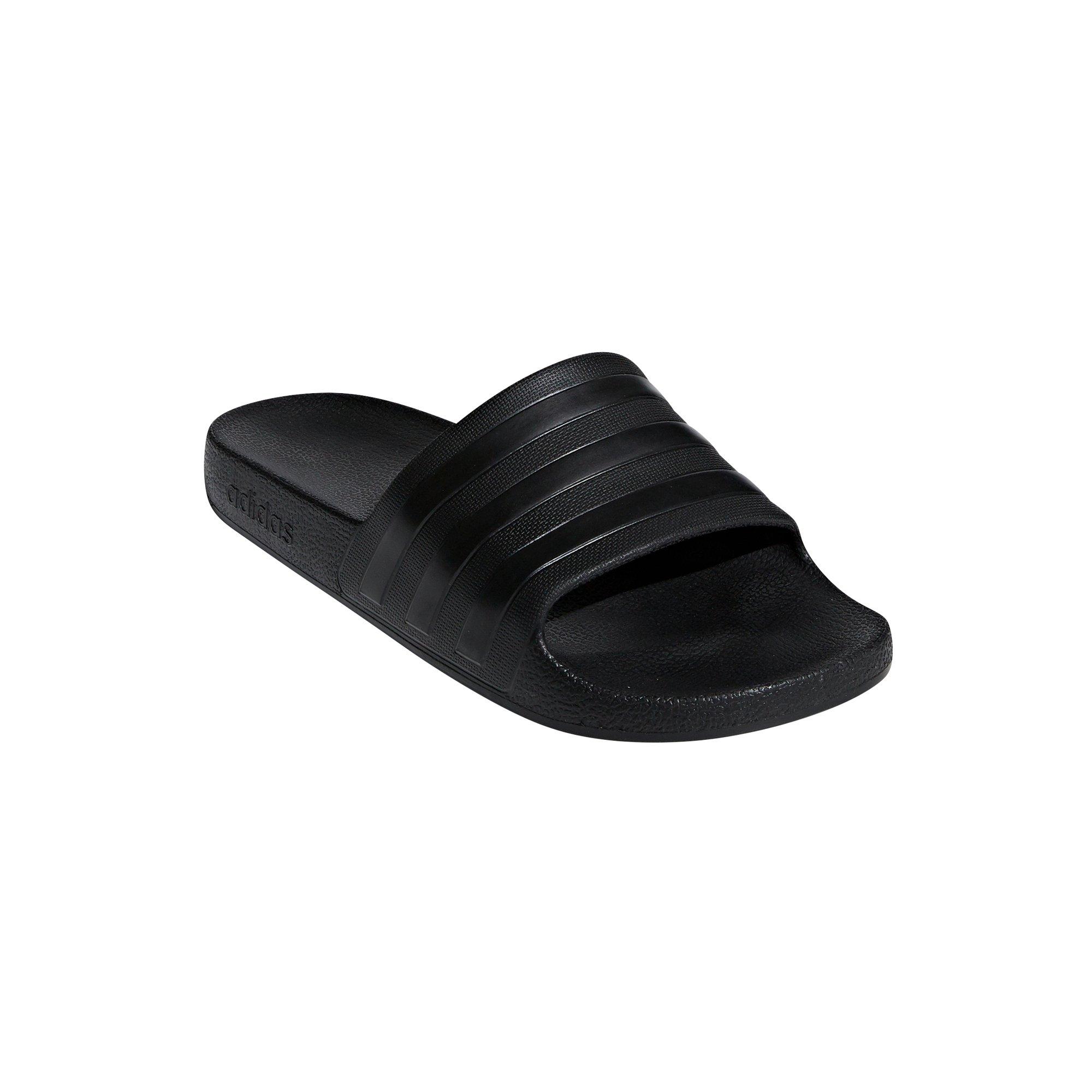 adidas Adilette Aqua "Core Black/Core Black" Unisex Slide - BLACK Thumbnail View 7