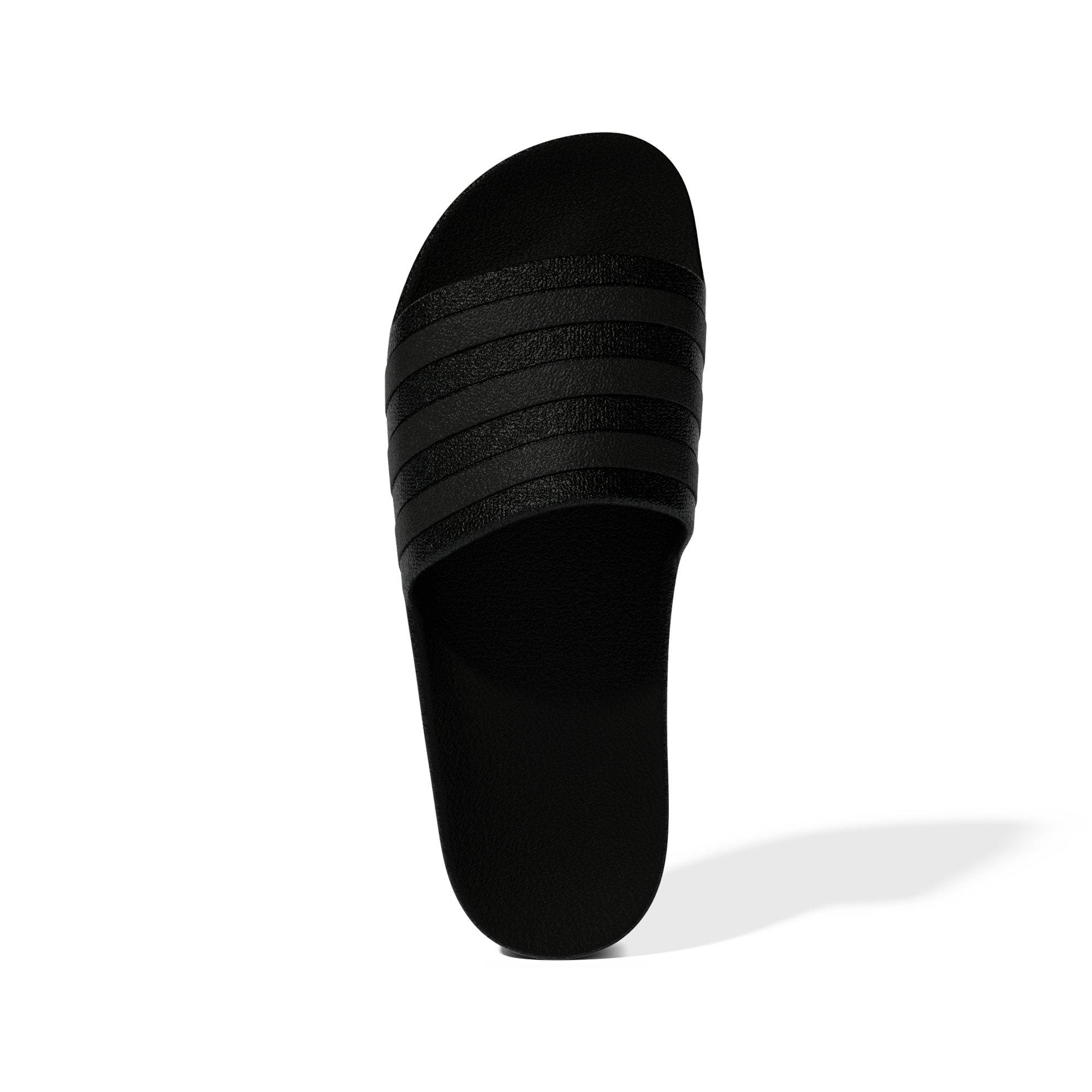 adidas Adilette Aqua "Core Black/Core Black" Unisex Slide - BLACK Thumbnail View 8