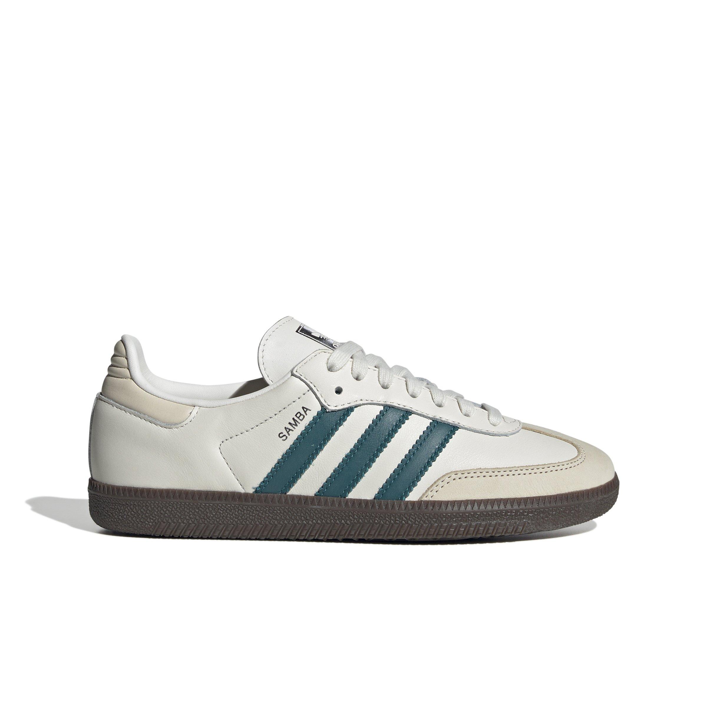 adidas Originals Samba OG "Cloud White/Legacy Teal/Wonder White" Women's Shoe - WHITE/TEAL/WHITE