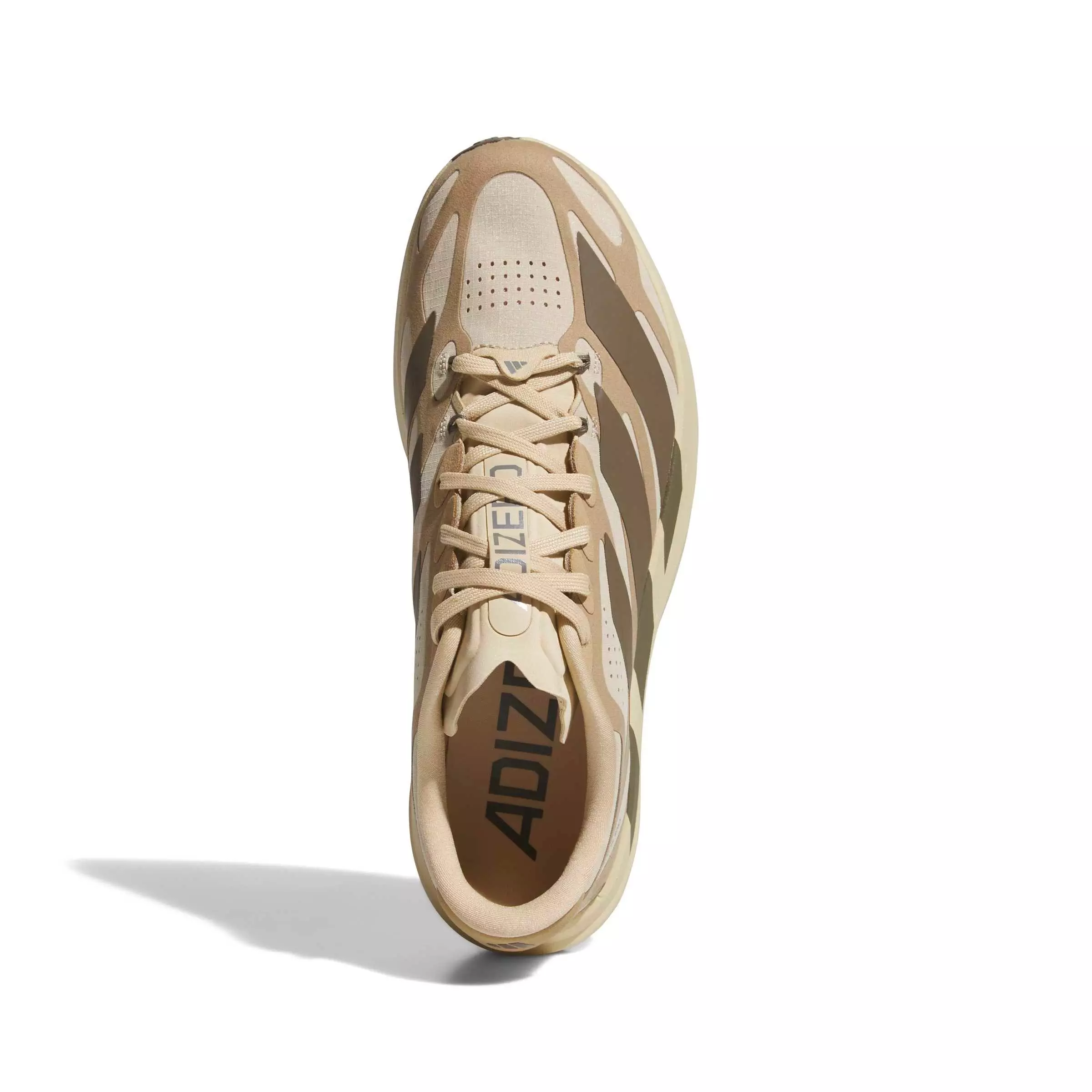 adidas Adizero EVO SL EXO Suede "Magic Beige/Cargo Brown/Cardboard" Men's Running Shoe - BEIGE/BROWN/CARDBOARD