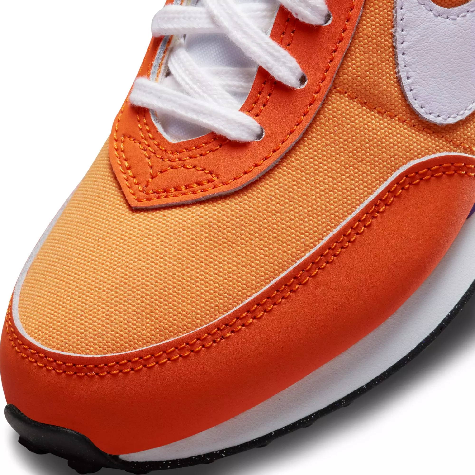 Nike Waffle Trainer 2 SE "Kumquat/White/Psychic Purple" Preschool Boys' Shoe - ORANGE