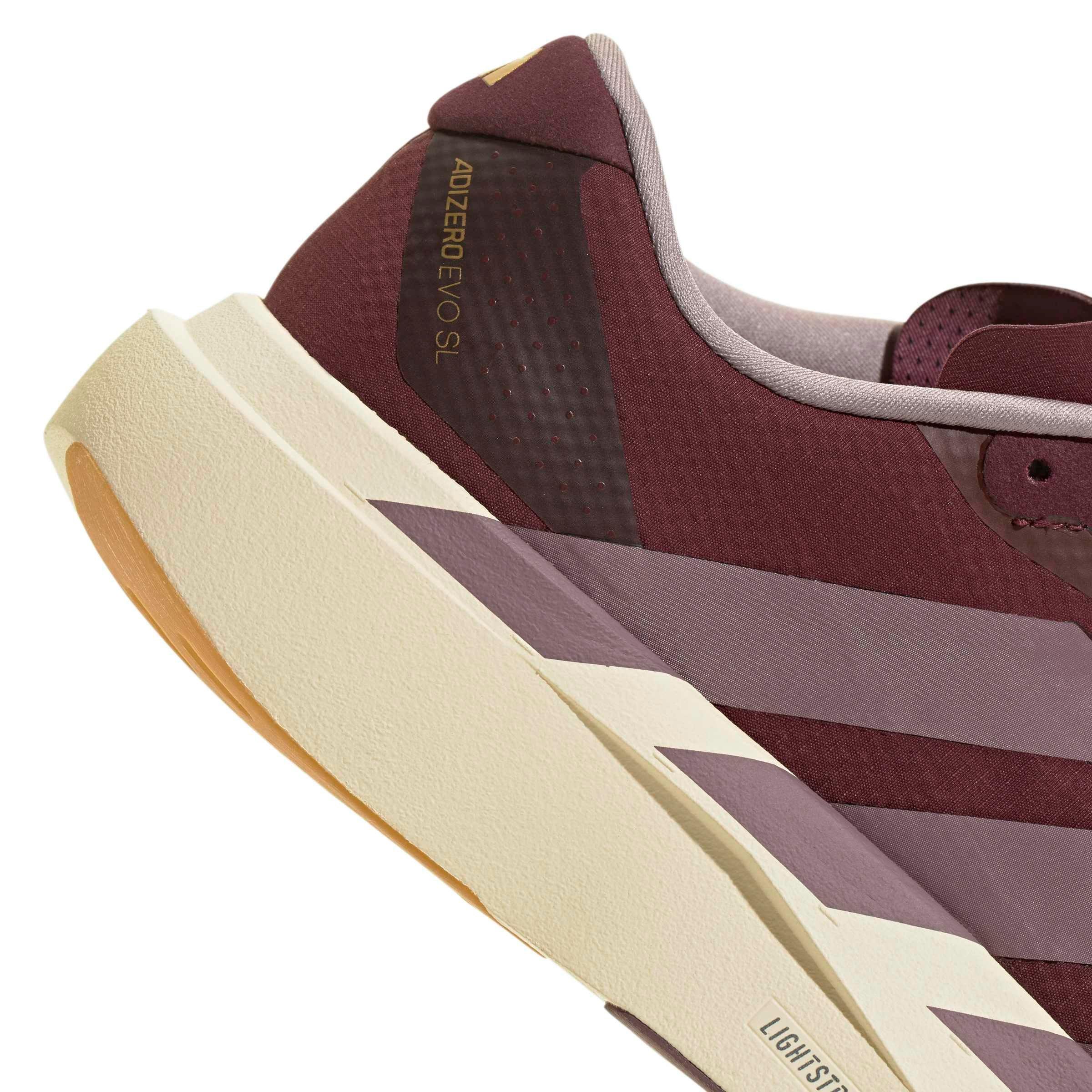 adidas Adizero EVO SL "Maroon/Shadow Fig/Preloved Fig" Men's Running Shoe - MAROON/FIG/FIG