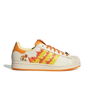 adidas Originals Pok&eacute;mon Superstar II "Charmander" Men's Shoe - CREAM/YELLOW/ORANGE