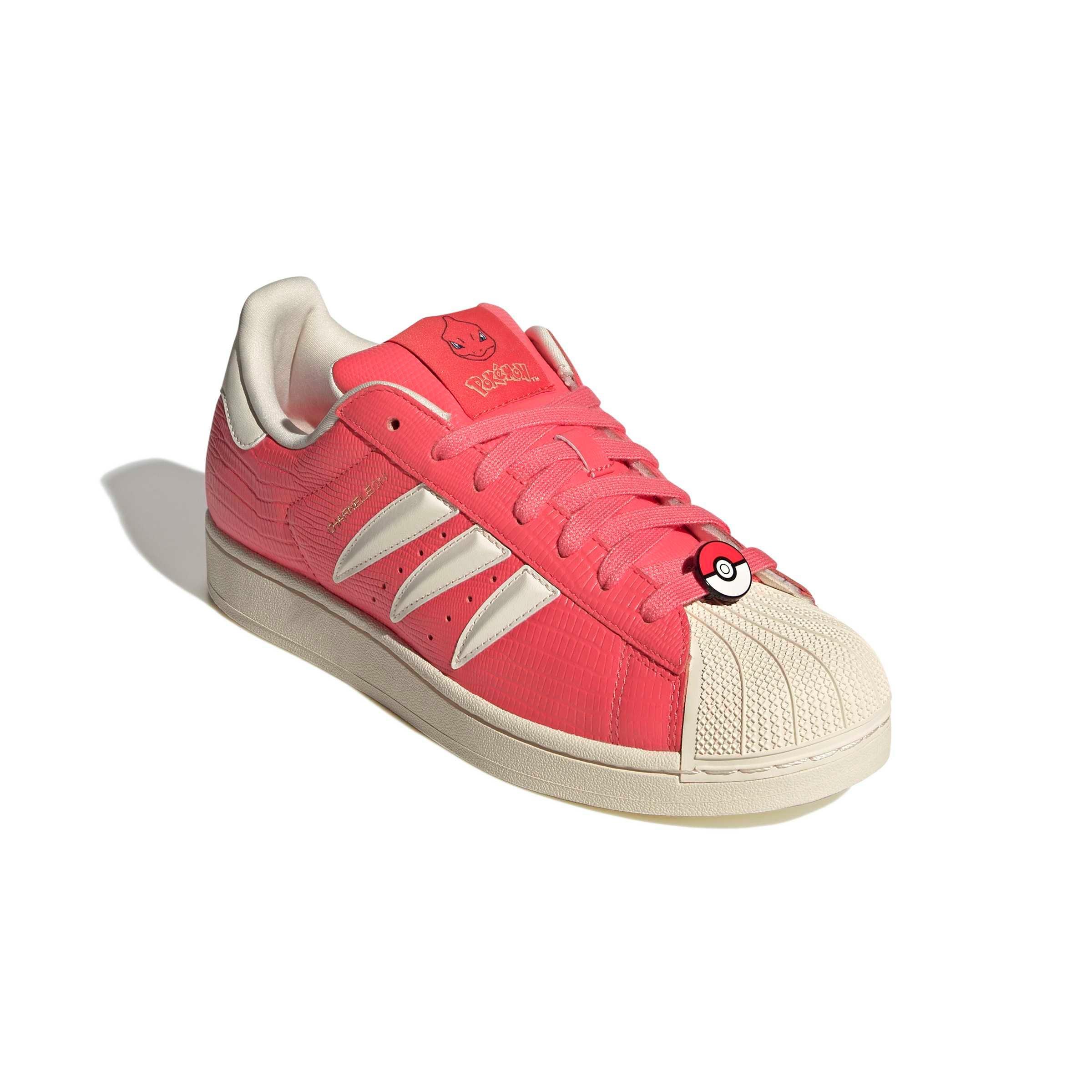 adidas Originals Pok&eacute;mon Superstar II "Charmeleon" Men's Shoe - SCARLET/SCARLET/CREAM