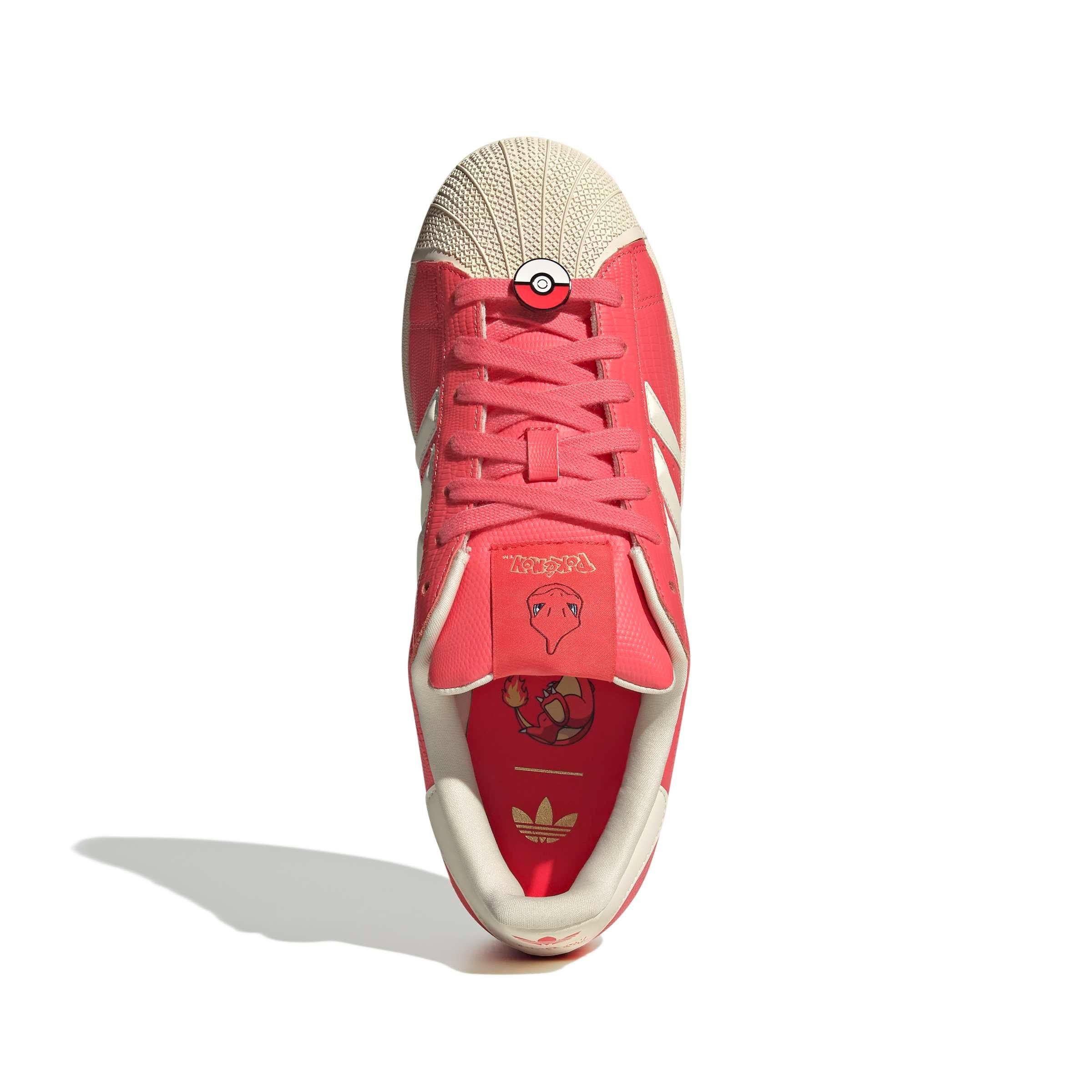 adidas Originals Pok&eacute;mon Superstar II "Charmeleon" Men's Shoe - SCARLET/SCARLET/CREAM