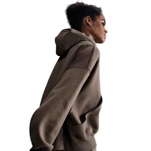 Nike Women's Sportswear Phoenix Fleece Over-Oversized Pullover Hoodie - Brown
