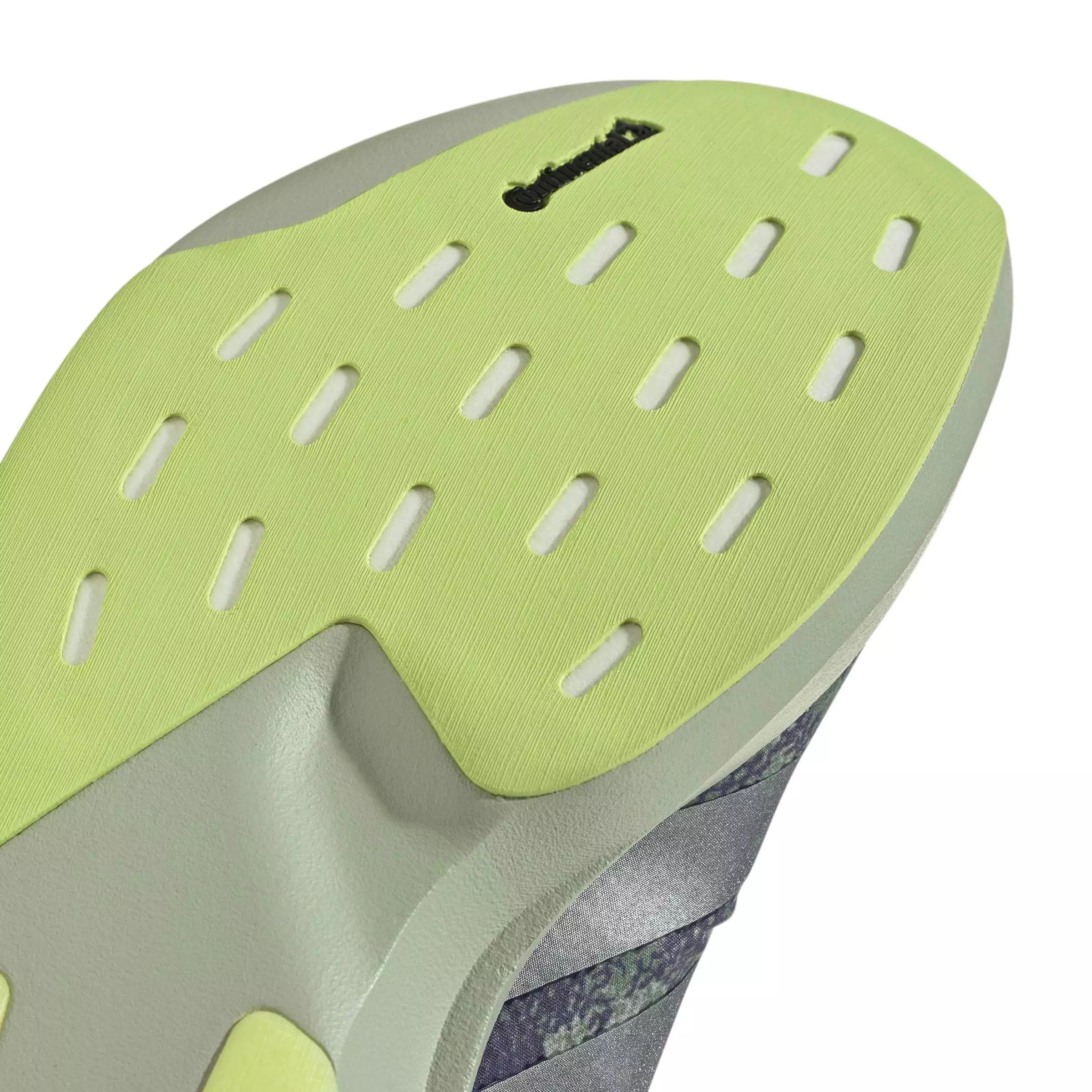 adidas Adizero EVO SL "Halo Green/Matte Silver/Semi Frozen Lemon" Men's Running Shoe - GREEN/SILVER/LEMON