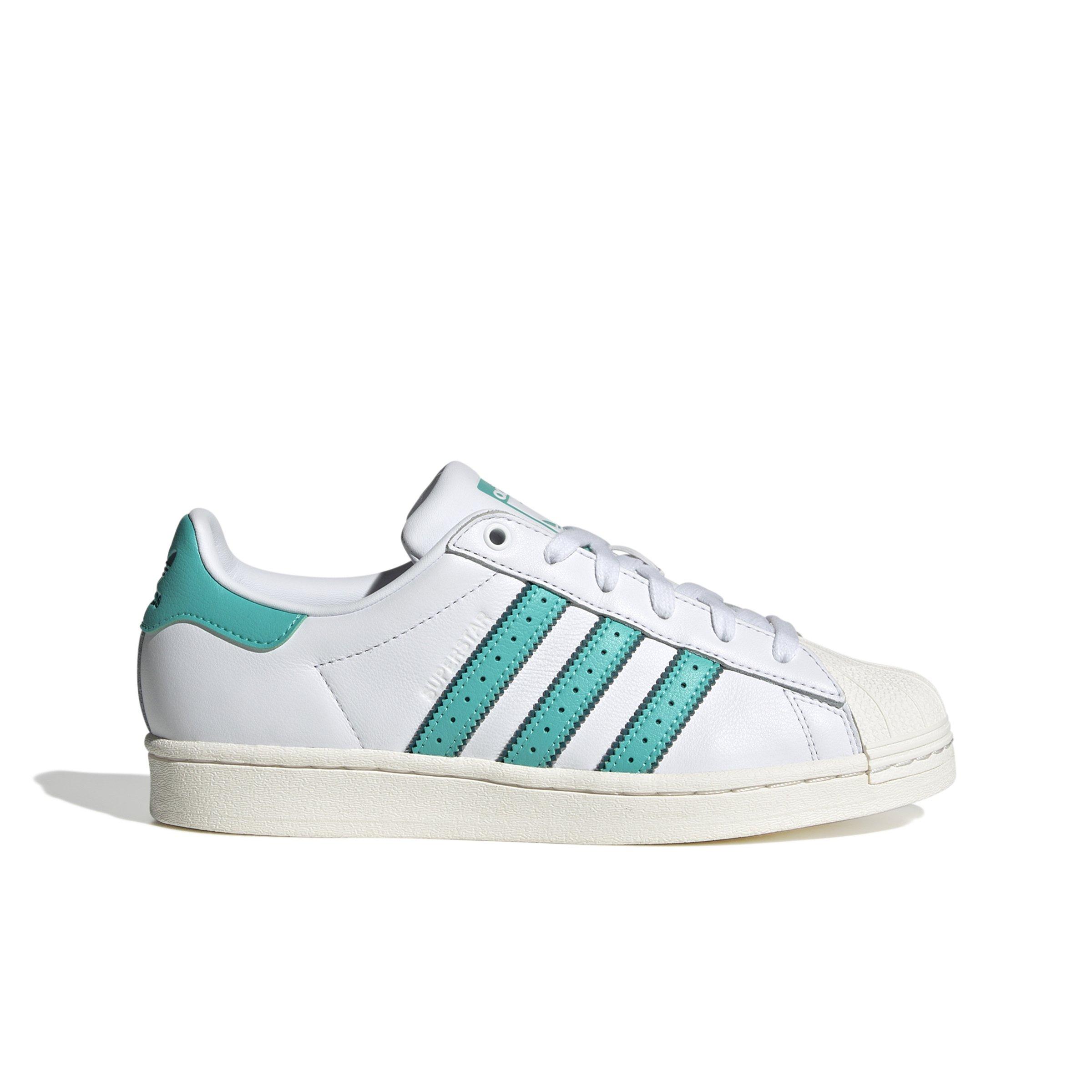 adidas Originals Superstar Women's "Ftwr White/Cloud White/Mint Rush" Shoe