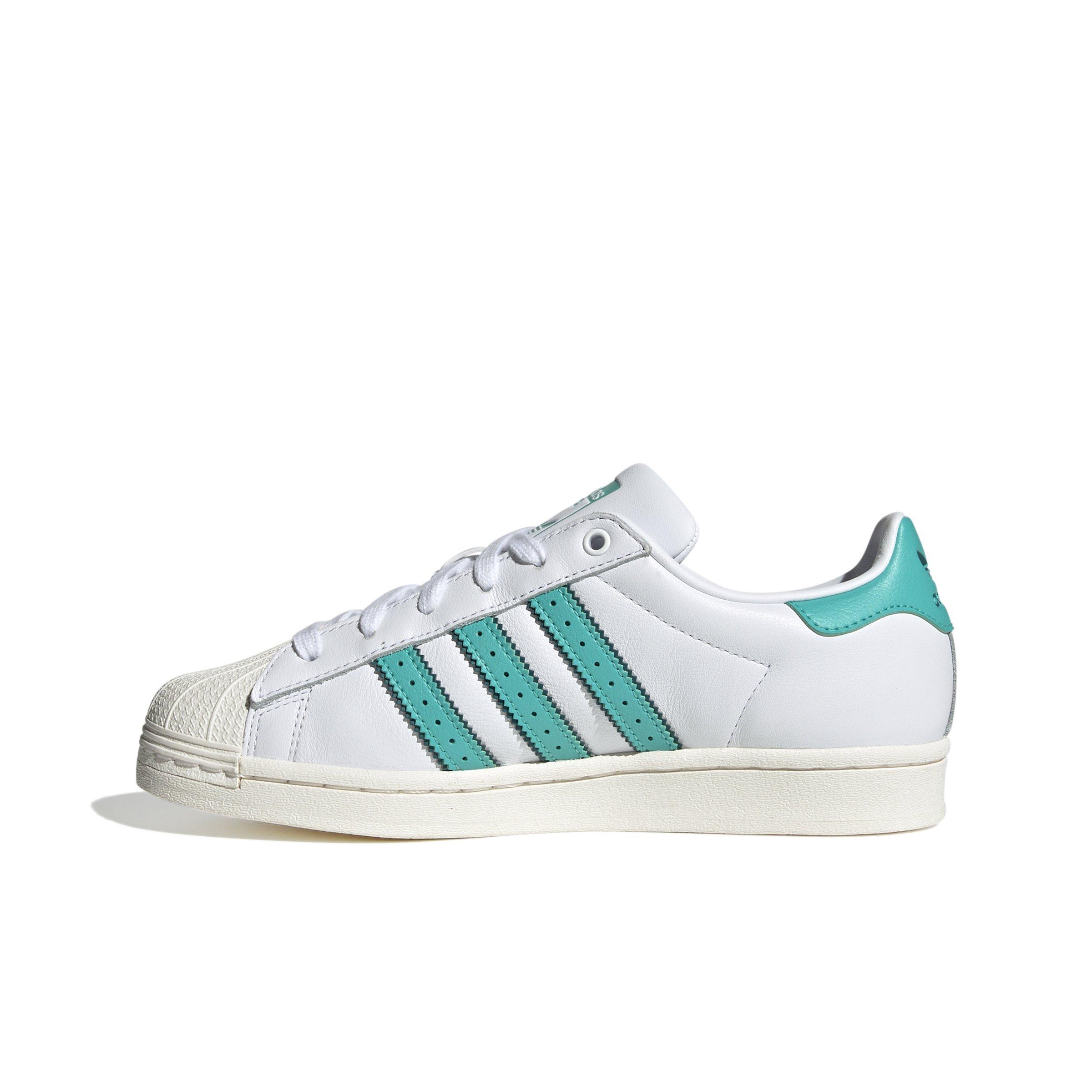 adidas Originals Superstar Women's "Ftwr White/Cloud White/Mint Rush" Shoe