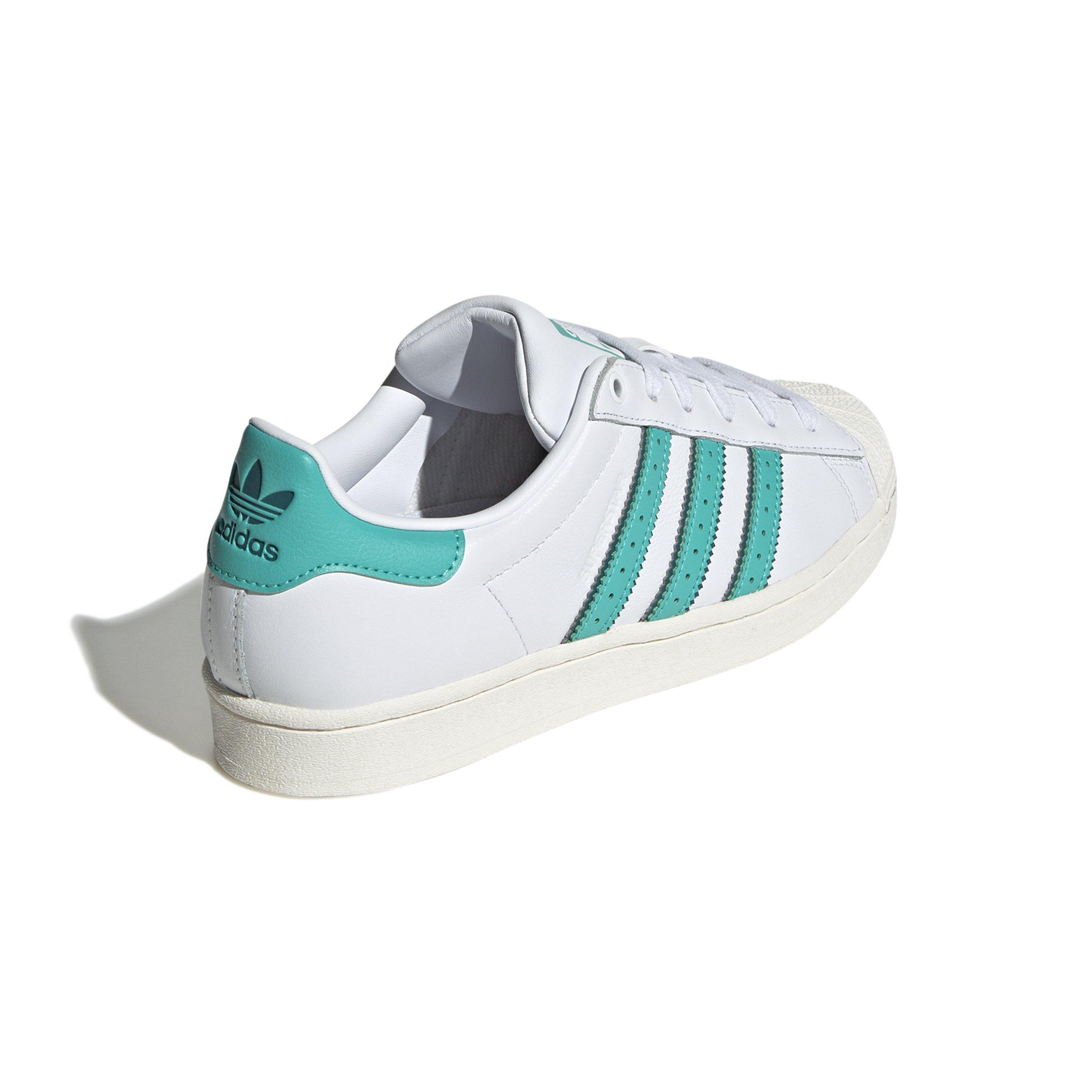 adidas Originals Superstar Women's "Ftwr White/Cloud White/Mint Rush" Shoe