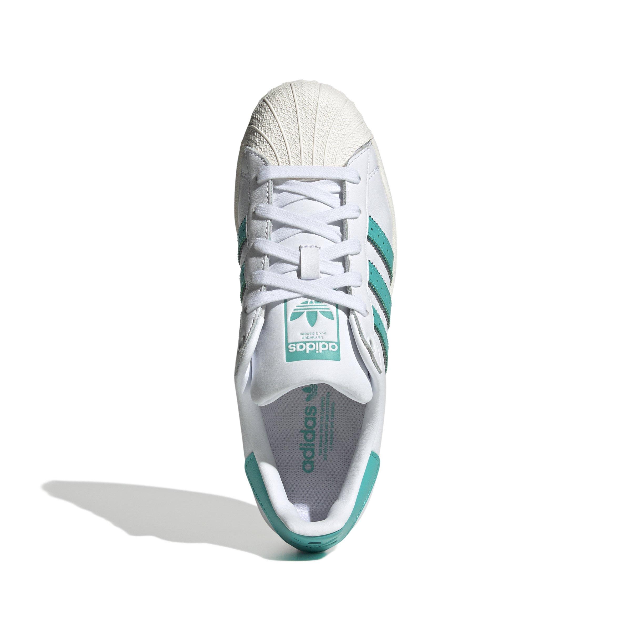 adidas Originals Superstar Women's "Ftwr White/Cloud White/Mint Rush" Shoe