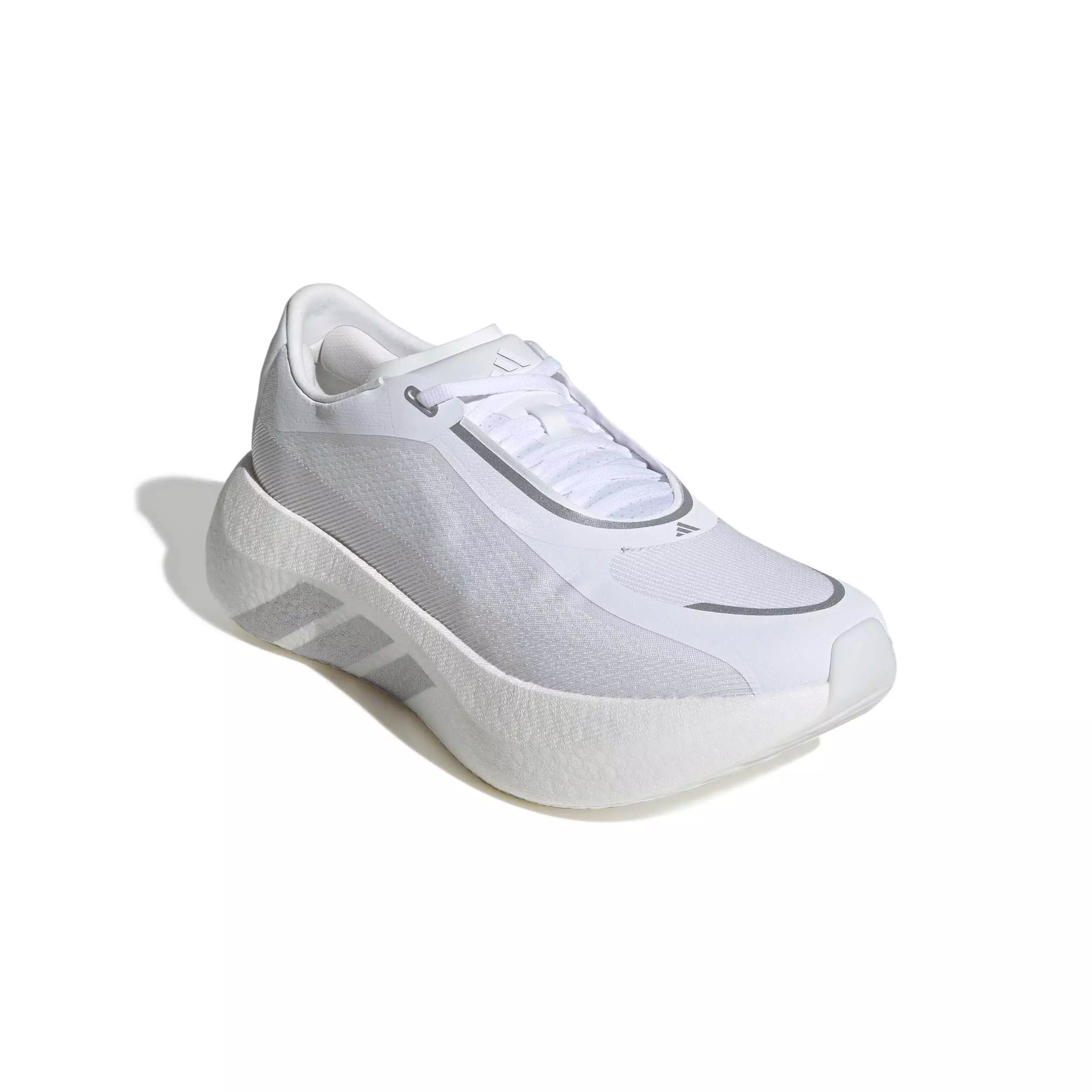 adidas Hyperboost Edge "Ftwr White/Silver Met./Zero Metallic" Men's Running Shoe - WHITE/SILVER/ZERO