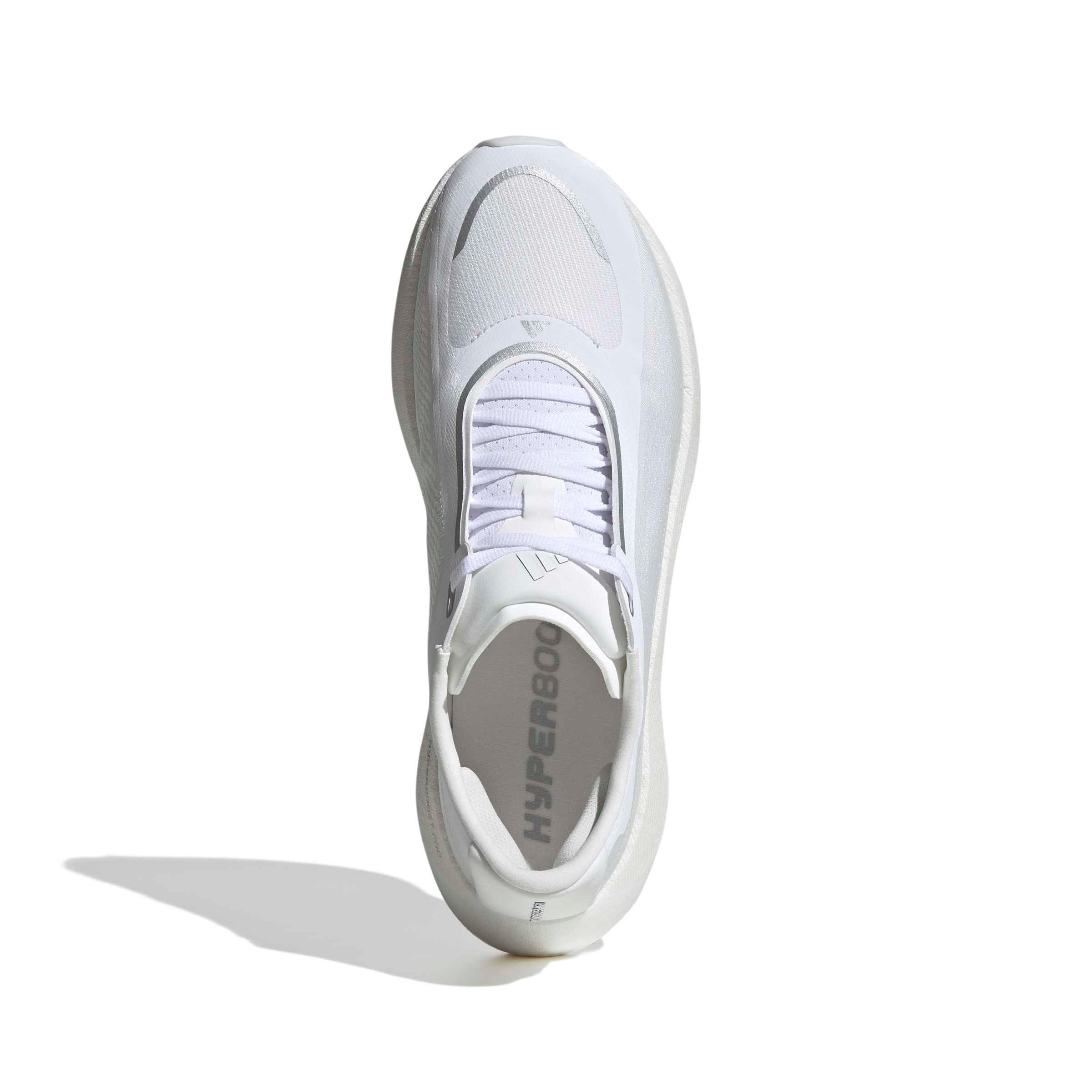 adidas Hyperboost Edge "Ftwr White/Silver Met./Zero Metallic" Men's Running Shoe - WHITE/SILVER/ZERO