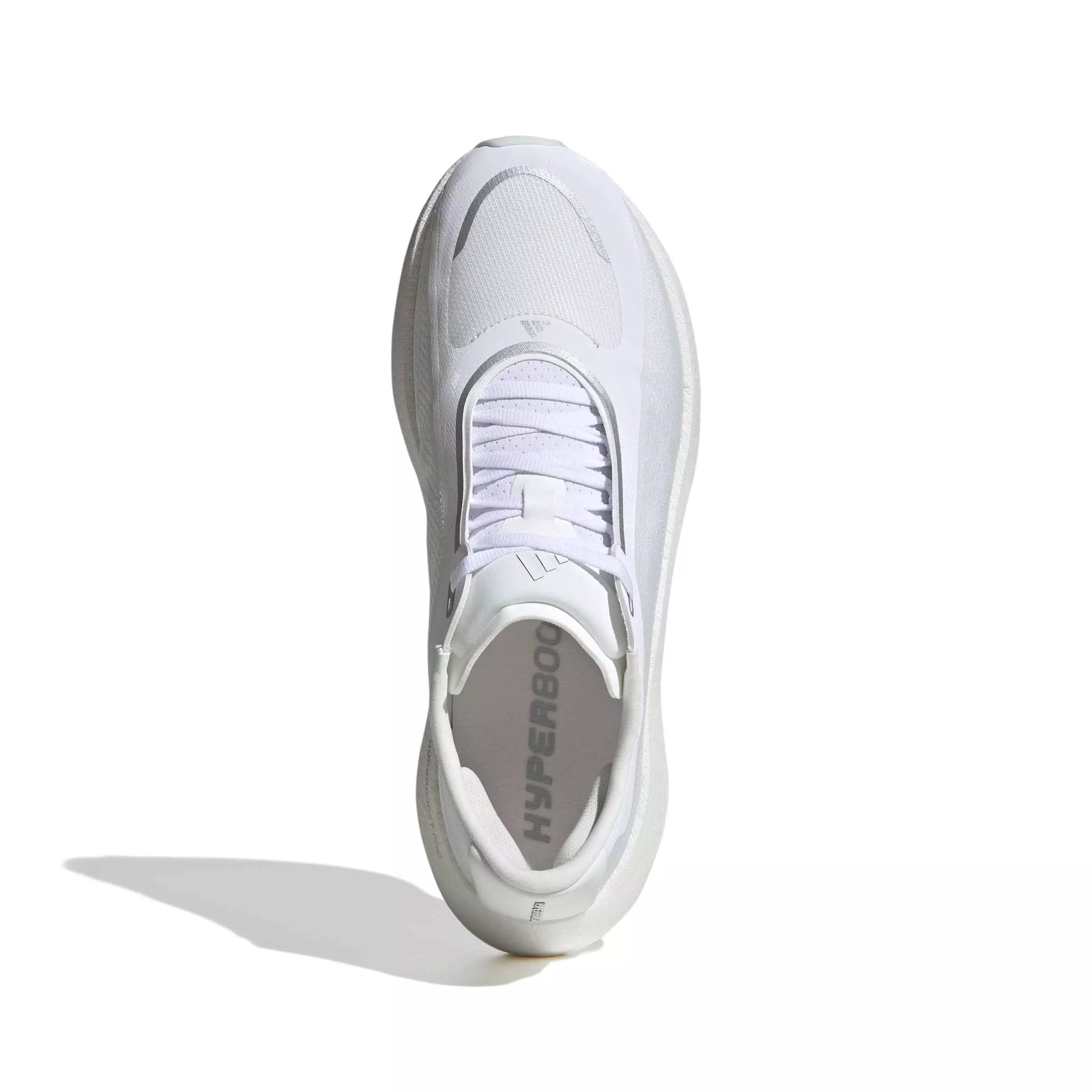 adidas Hyperboost Edge "Ftwr White/Silver Met./Zero Metallic" Men's Running Shoe - WHITE/SILVER/ZERO