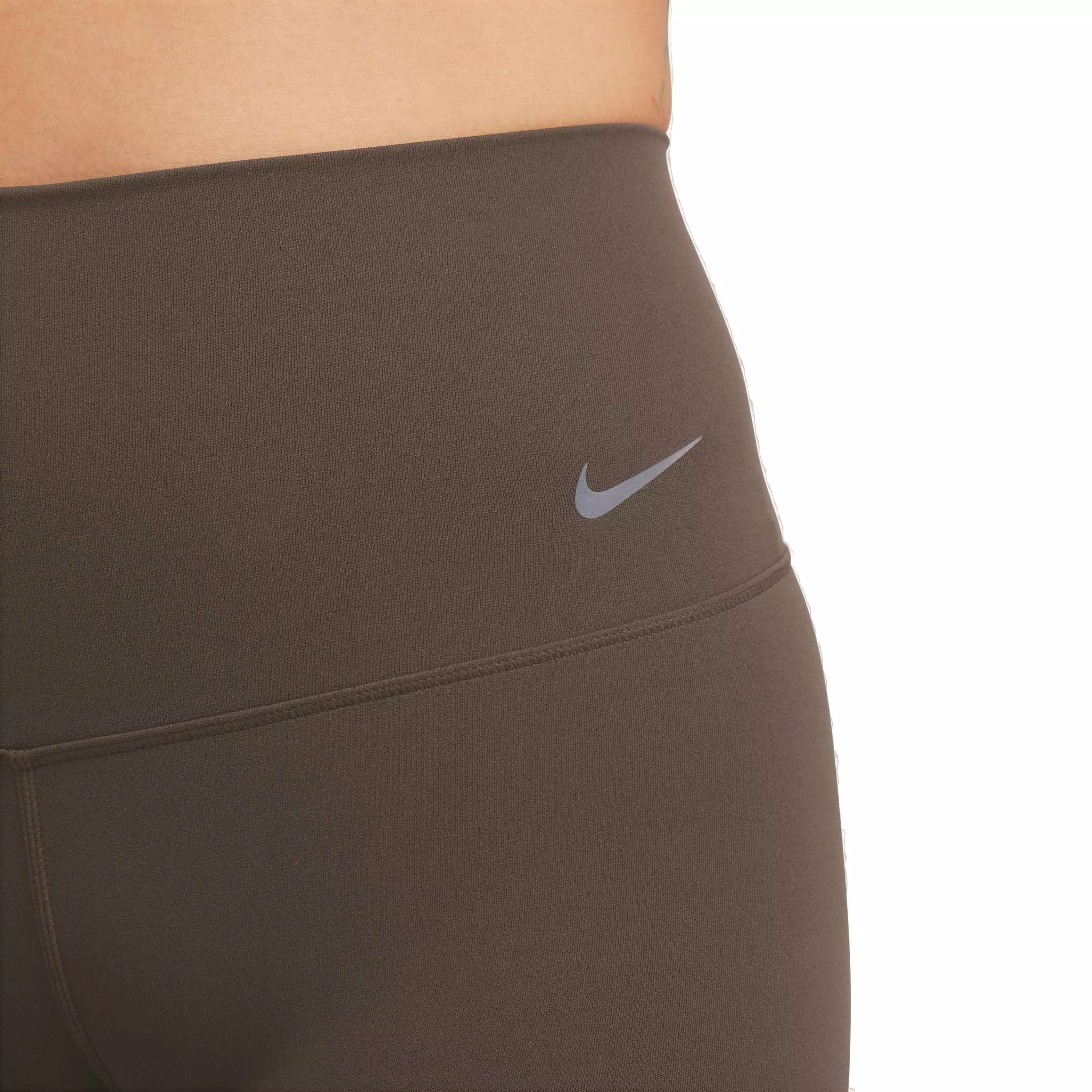 Nike Women's Zenvy Gentle-Support High-Waisted 8" Biker Shorts - Brown - BROWN
