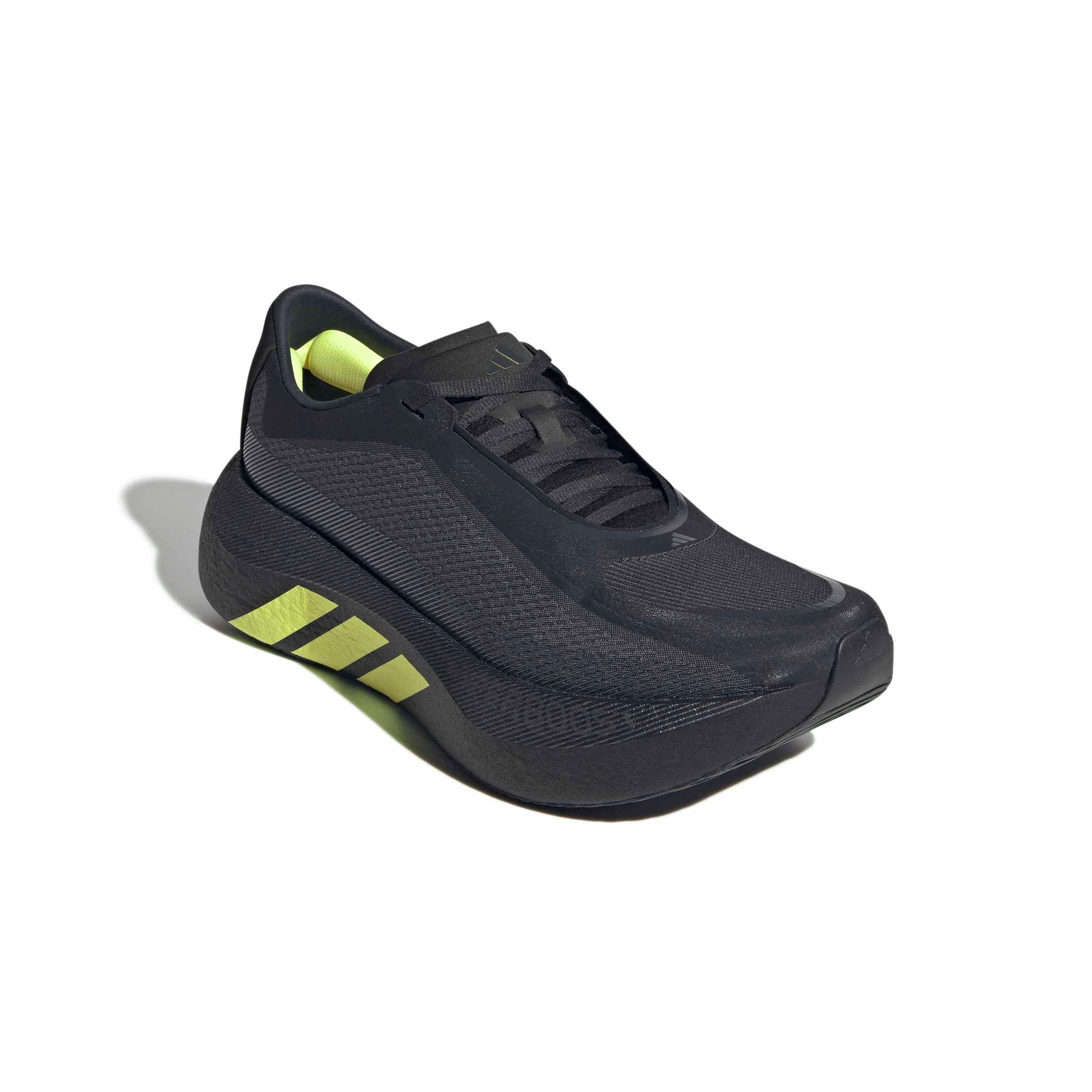 adidas Hyperboost Edge "Carbon/Hi-Res Yellow/Grey Five" Men's Running Shoe - CARBON/YELLOW/GREY