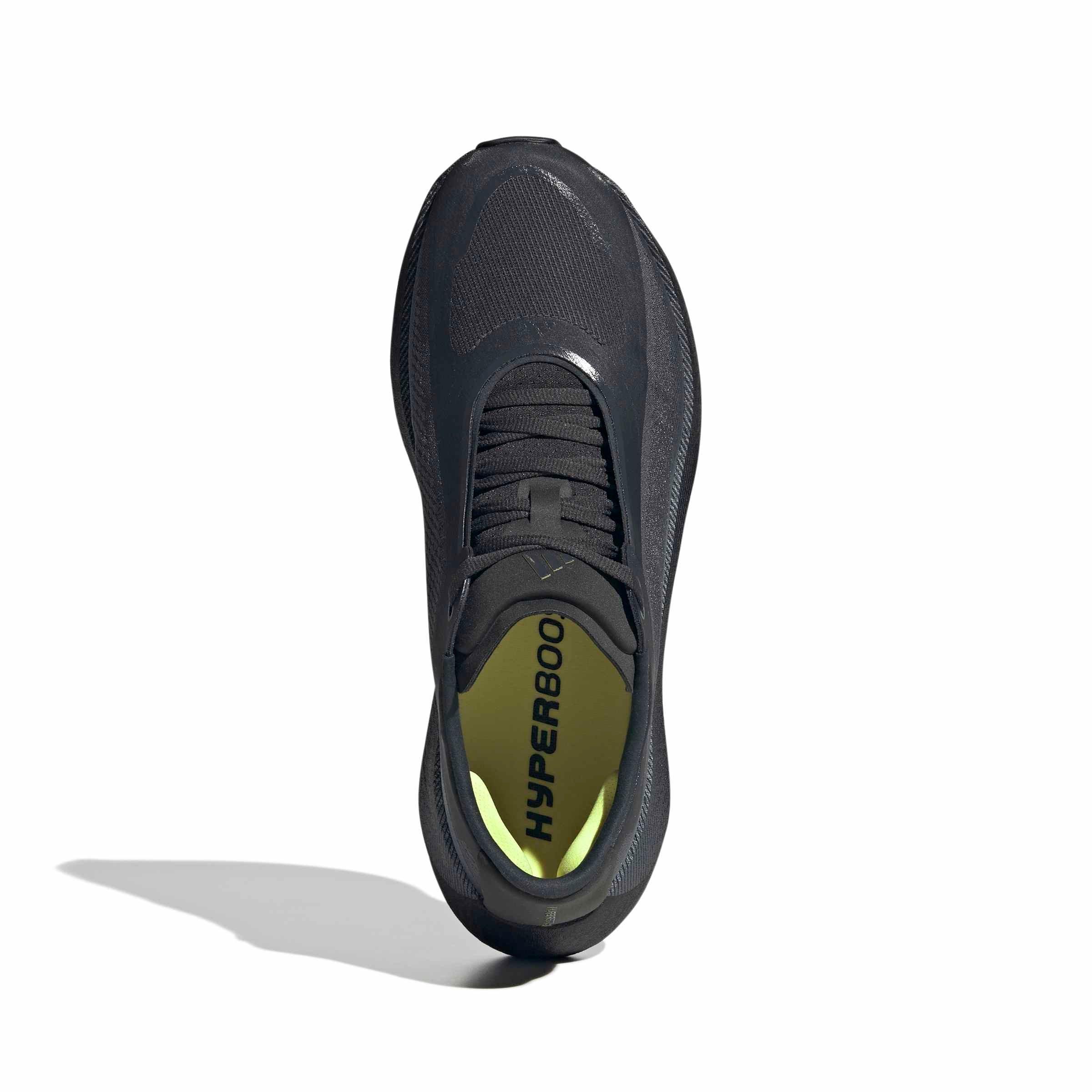 adidas Hyperboost Edge "Carbon/Hi-Res Yellow/Grey Five" Men's Running Shoe - CARBON/YELLOW/GREY