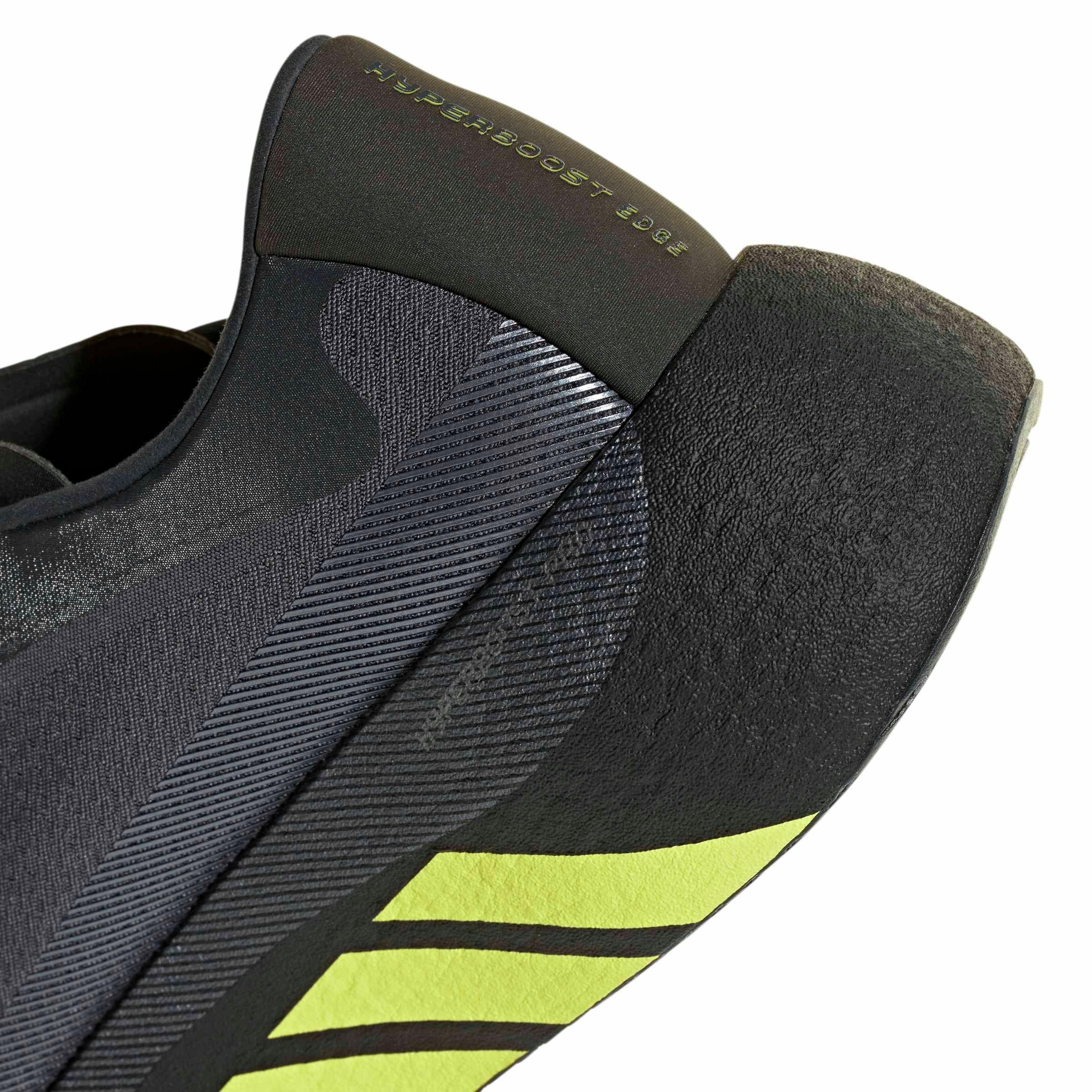 adidas Hyperboost Edge "Carbon/Hi-Res Yellow/Grey Five" Men's Running Shoe - CARBON/YELLOW/GREY