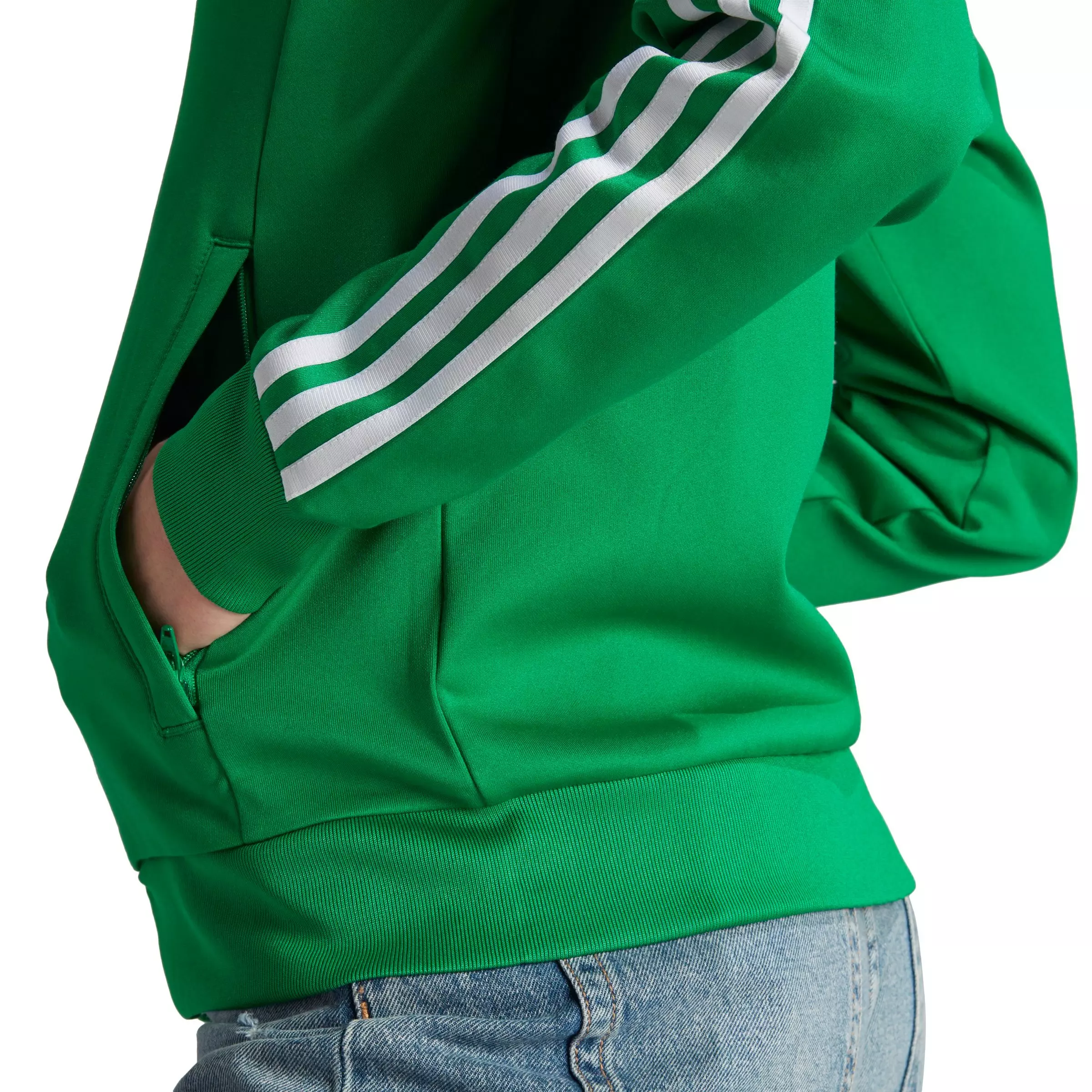 adidas Women's Adicolor Classics SST Track Jacket - Green - GREEN