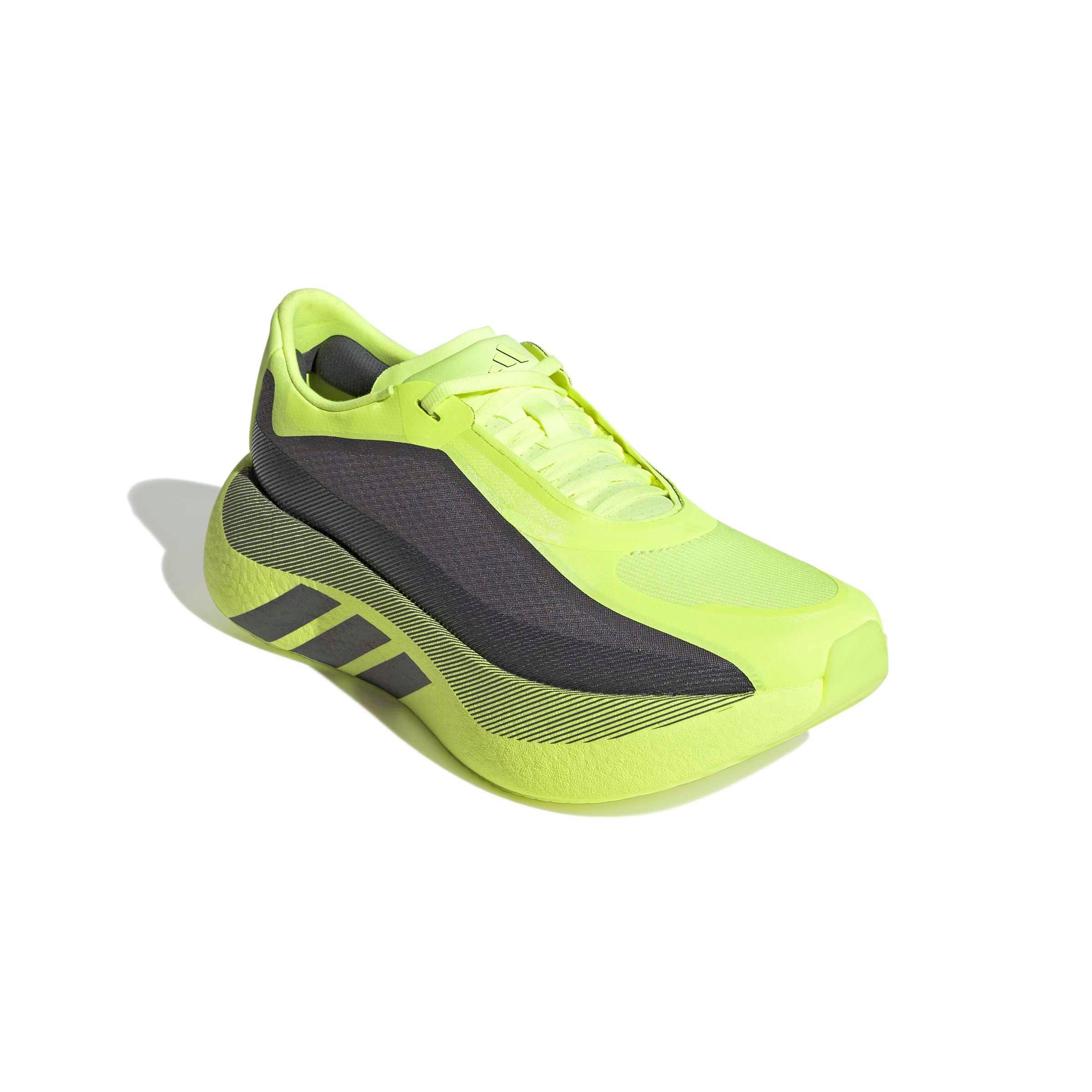 adidas Hyperboost Edge "Hi-Res Yellow/Iron Metallic/Grey Five" Men's Running Shoe - YELLOW/IRON/GREY