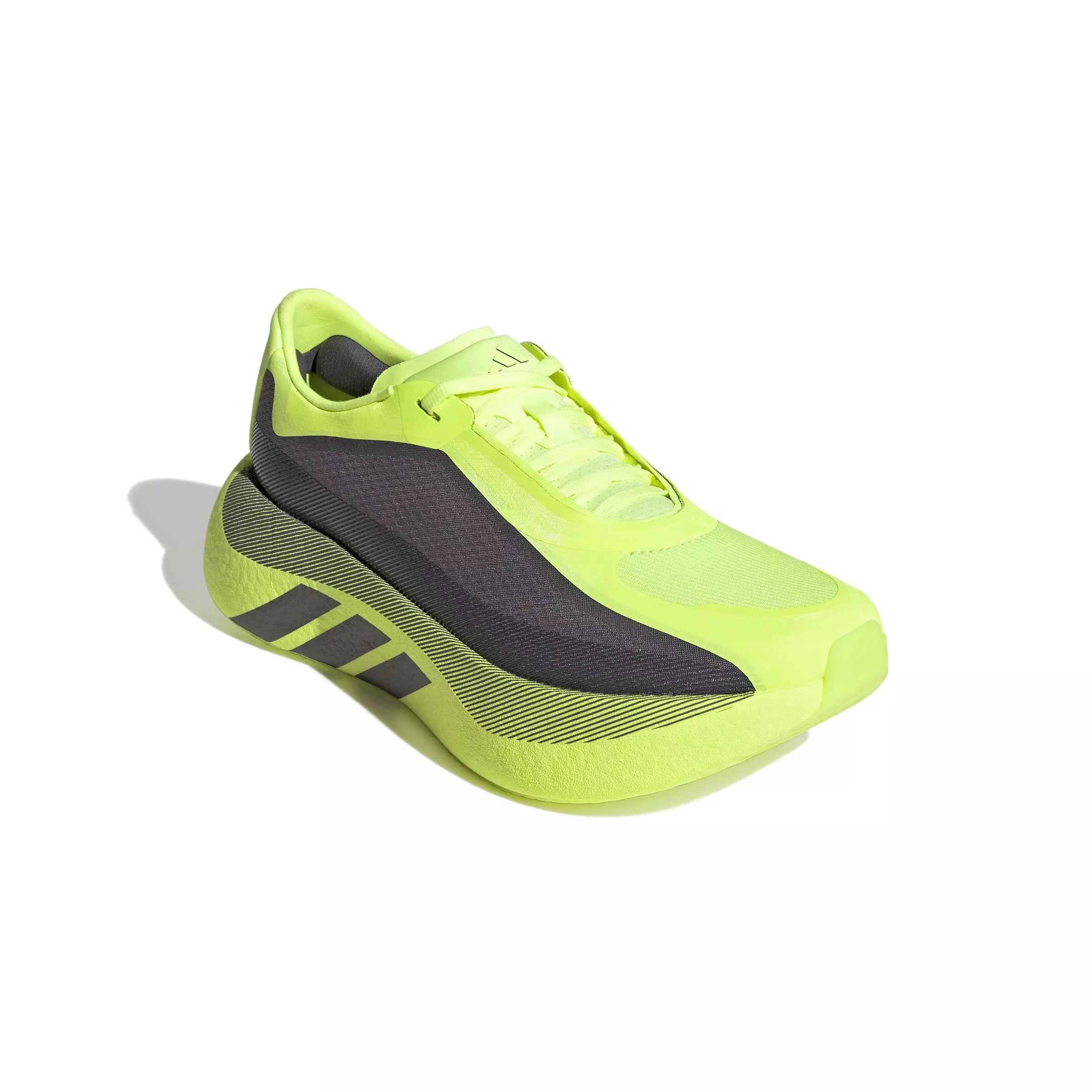 adidas Hyperboost Edge "Hi-Res Yellow/Iron Metallic/Grey Five" Men's Running Shoe - YELLOW/IRON/GREY