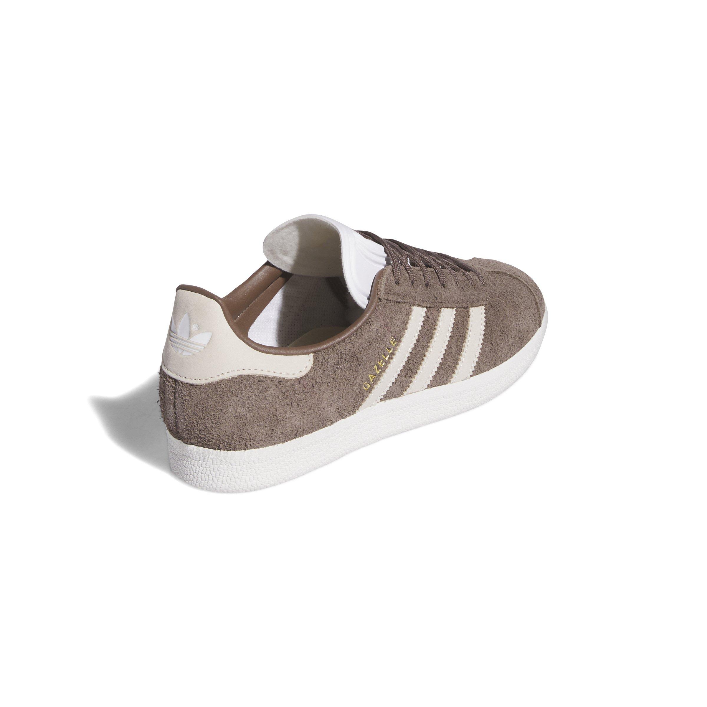 adidas Originals Gazelle "Earth Strata/Wonder White/Off White" Women's Shoe - EARTH/WHITE/OFF WHITE Thumbnail View 4