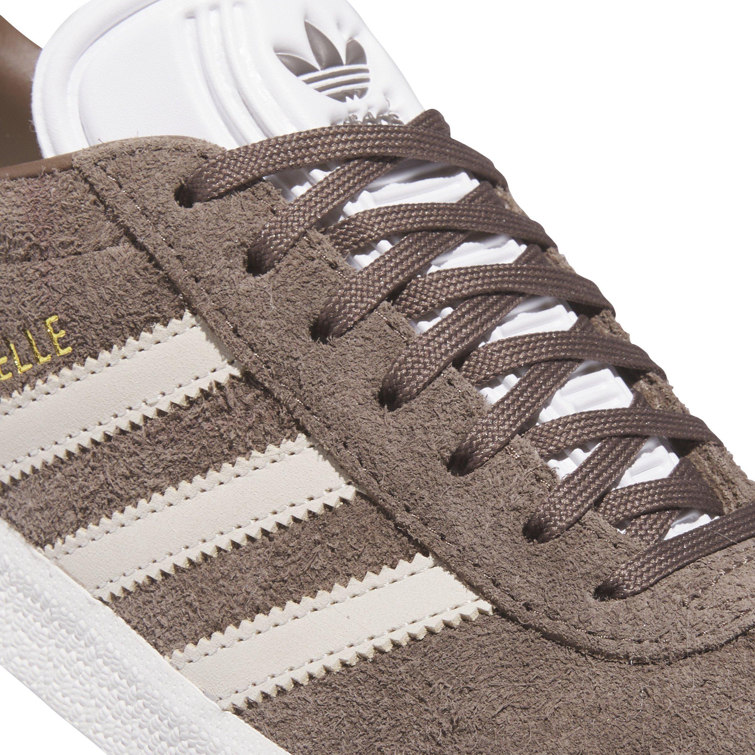 adidas Originals Gazelle "Earth Strata/Wonder White/Off White" Women's Shoe - EARTH/WHITE/OFF WHITE Thumbnail View 7