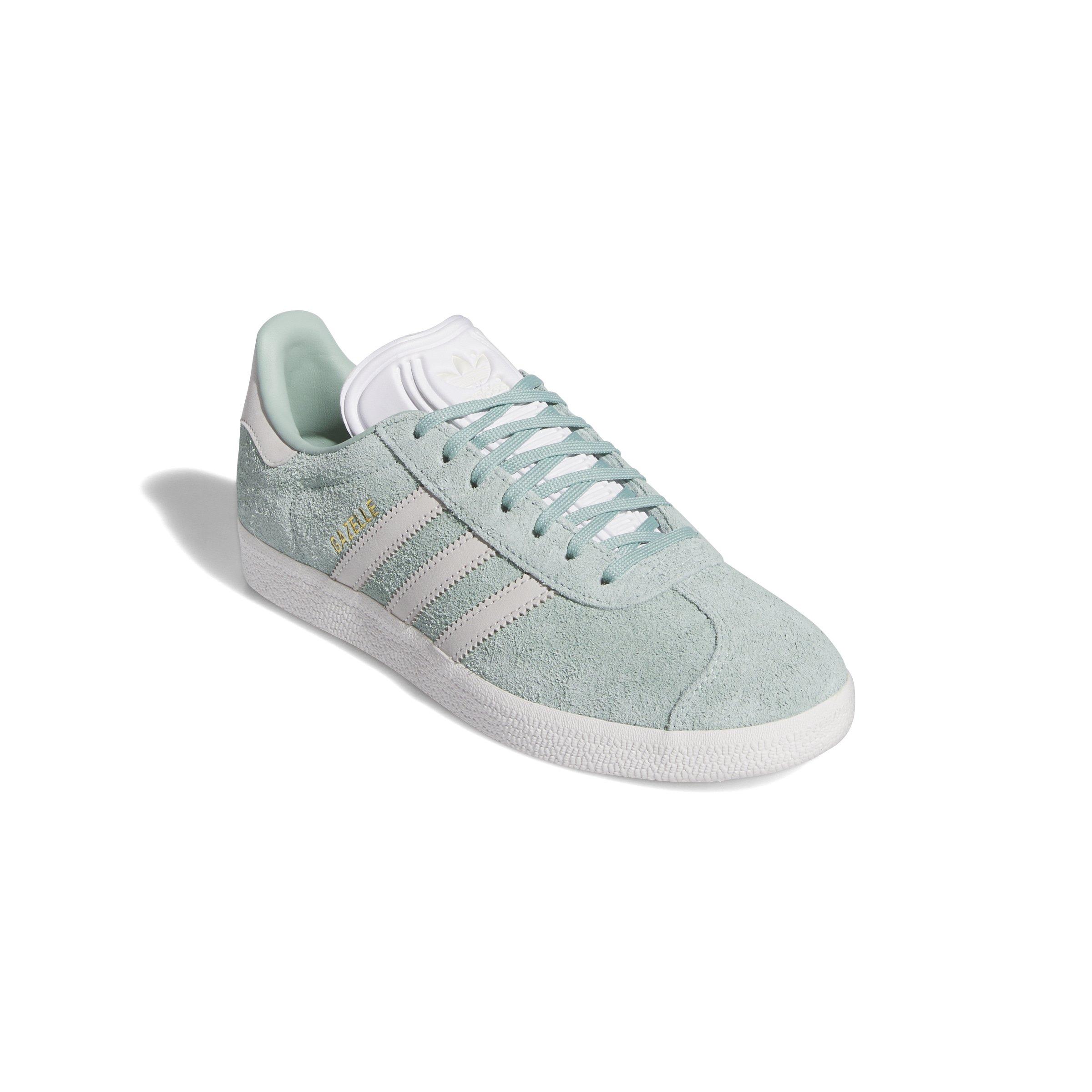 adidas Originals Gazelle "Hazy Green/Off White/Ftwr White" Women's Shoe - GREEN/OFF WHITE/WHITE Thumbnail View 3