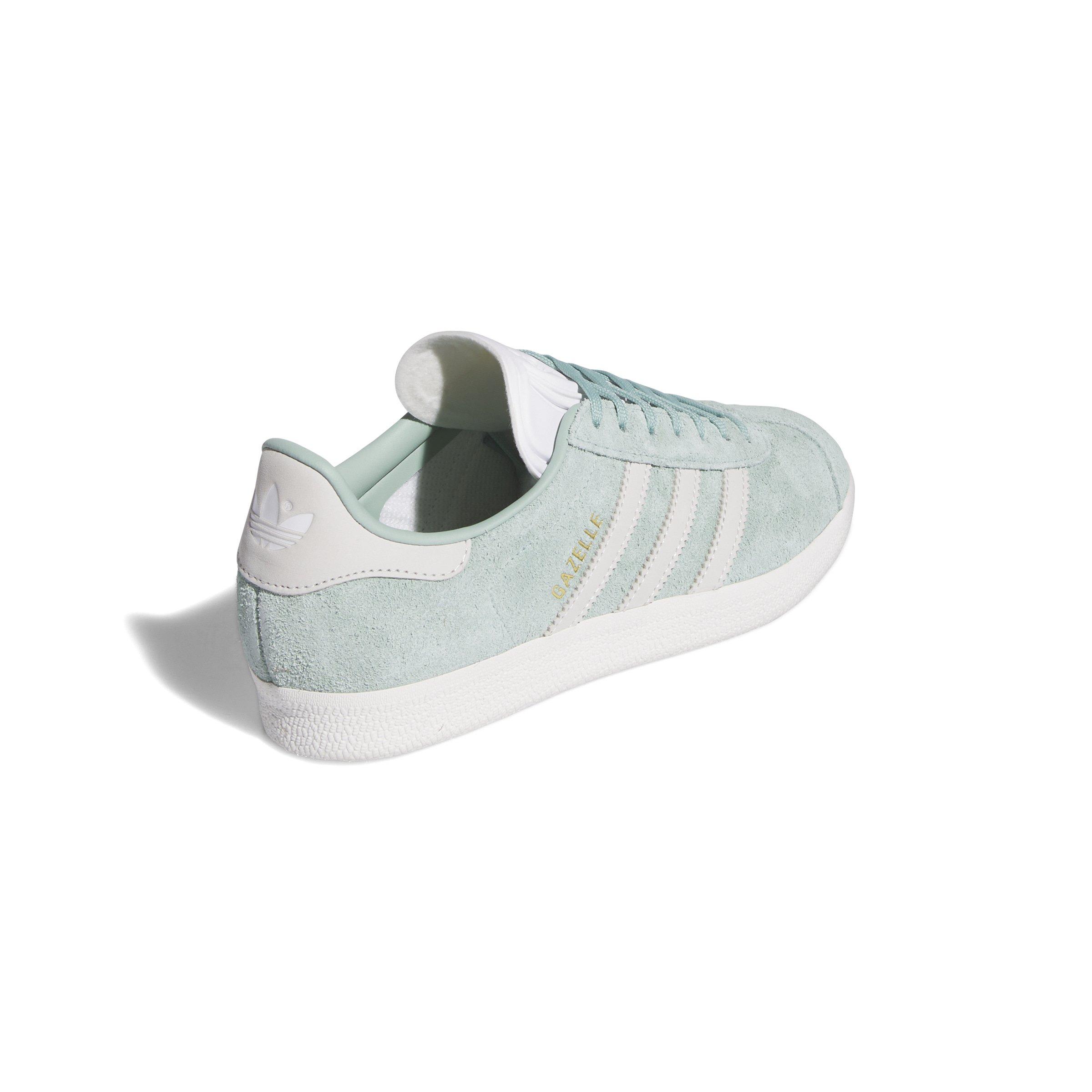 adidas Originals Gazelle "Hazy Green/Off White/Ftwr White" Women's Shoe - GREEN/OFF WHITE/WHITE Thumbnail View 4