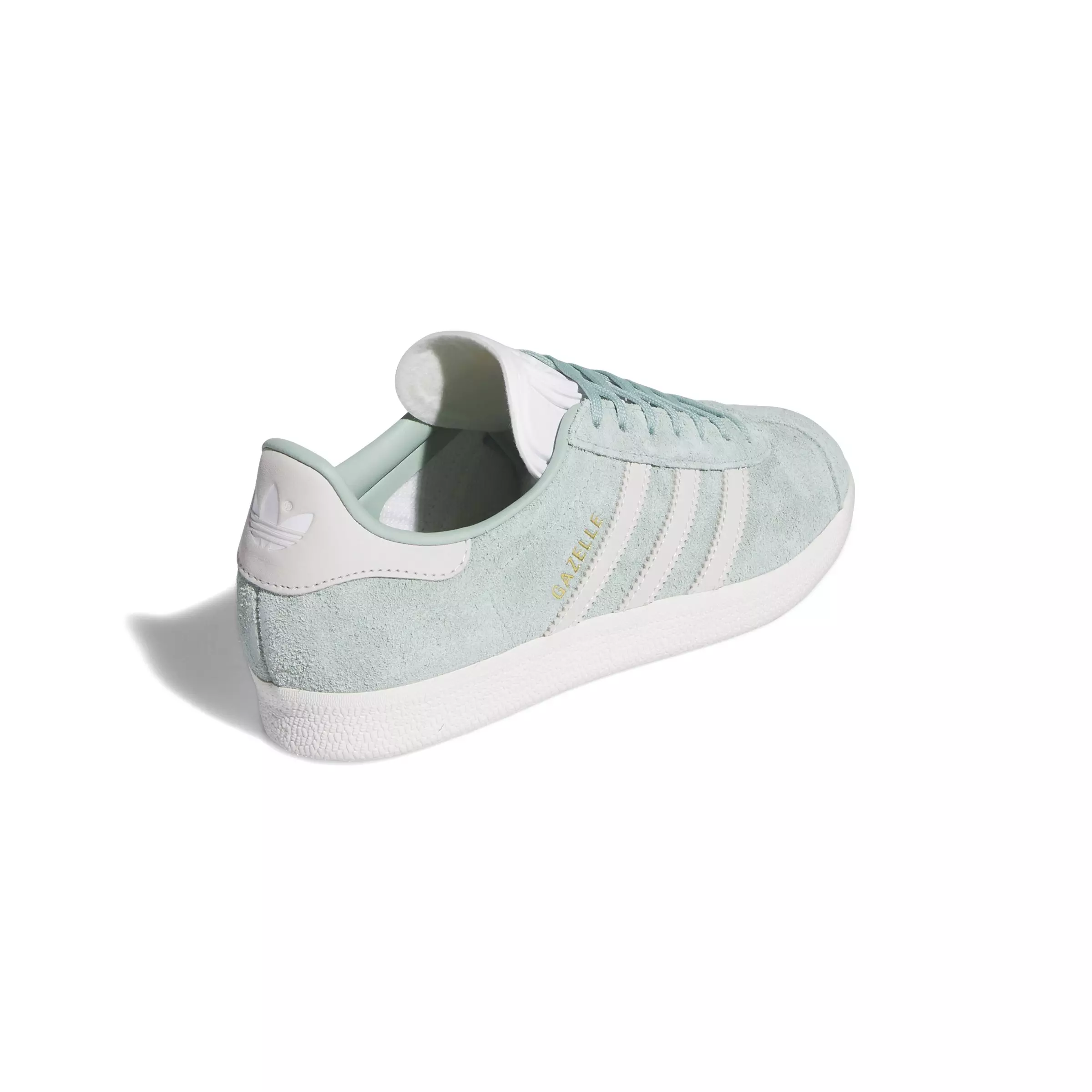 adidas Originals Gazelle "Hazy Green/Off White/Ftwr White" Women's Shoe - GREEN/OFF WHITE/WHITE