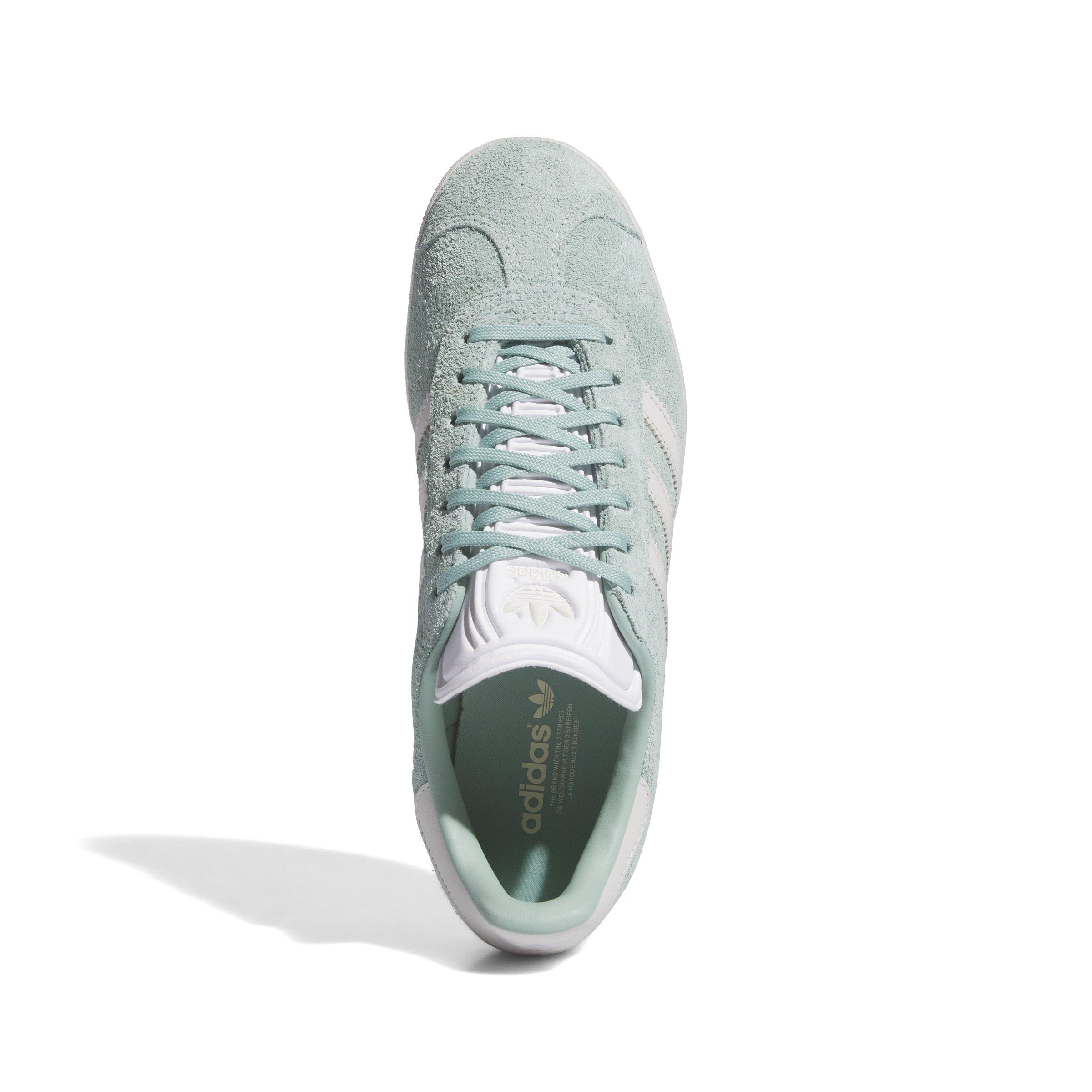adidas Originals Gazelle "Hazy Green/Off White/Ftwr White" Women's Shoe - GREEN/OFF WHITE/WHITE Thumbnail View 5