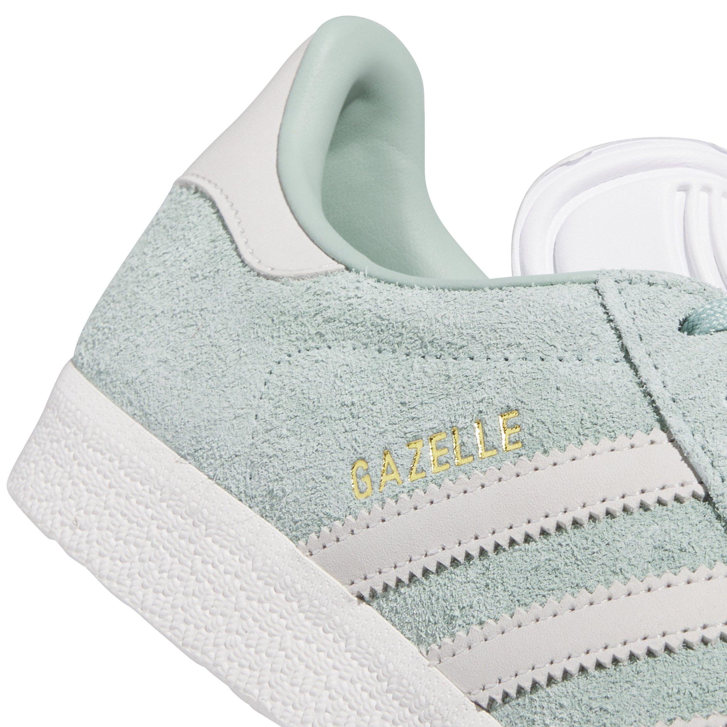 adidas Originals Gazelle "Hazy Green/Off White/Ftwr White" Women's Shoe - GREEN/OFF WHITE/WHITE Thumbnail View 8