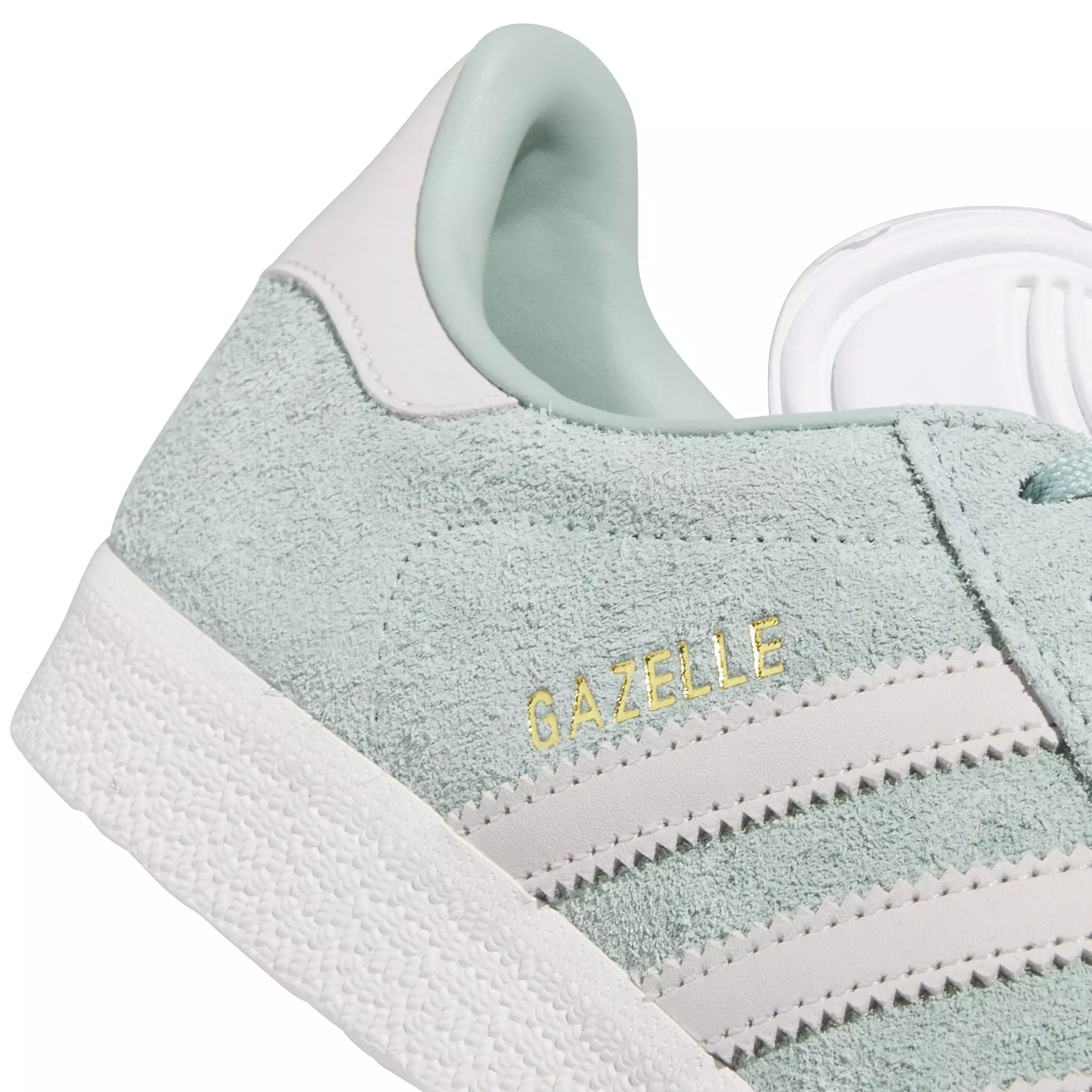 adidas Originals Gazelle "Hazy Green/Off White/Ftwr White" Women's Shoe - GREEN/OFF WHITE/WHITE