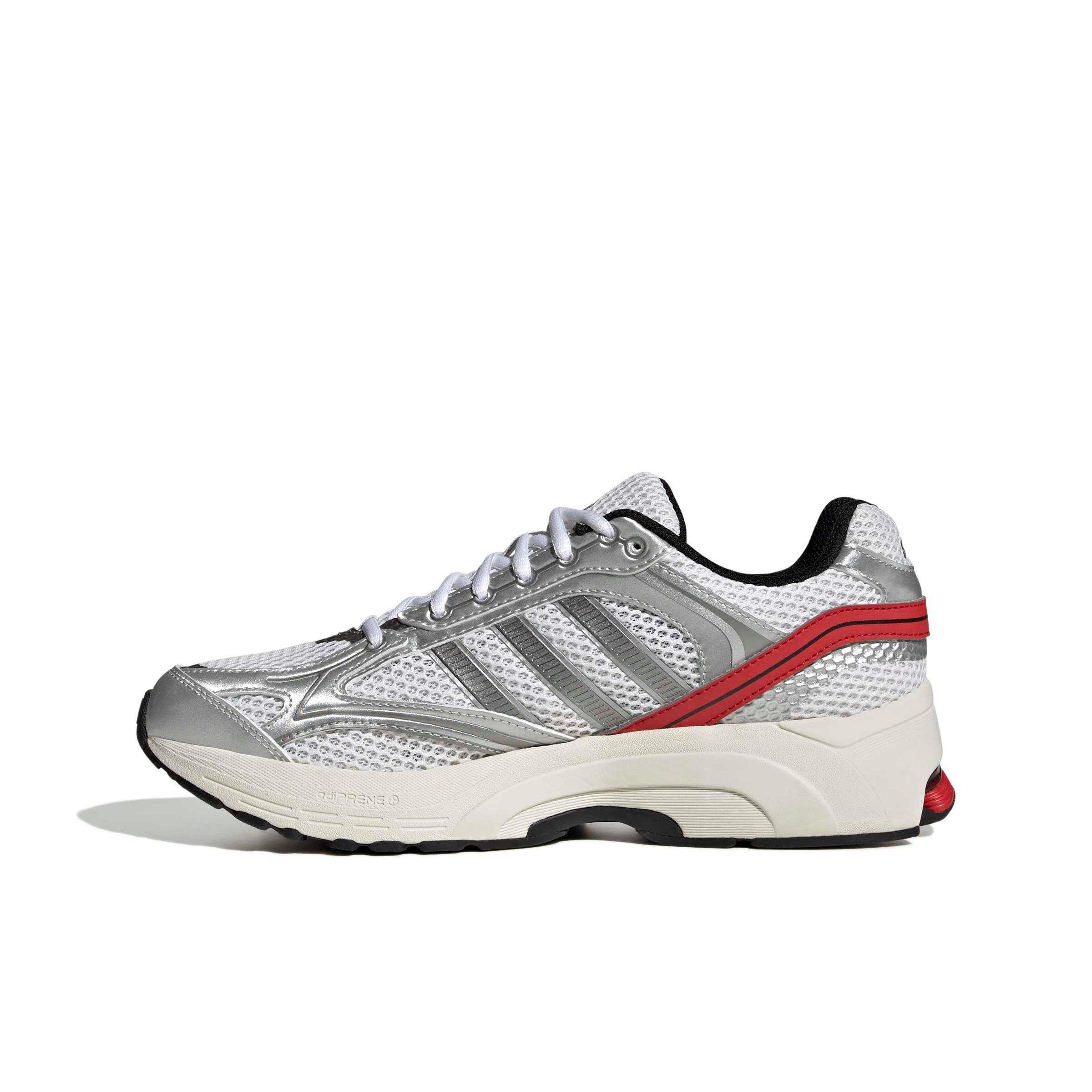 adidas Spiritain 2000 "Ftwr White/Iron Metallic/Better Scarlet" Men's Shoe - WHITE/IRON/SCARLET