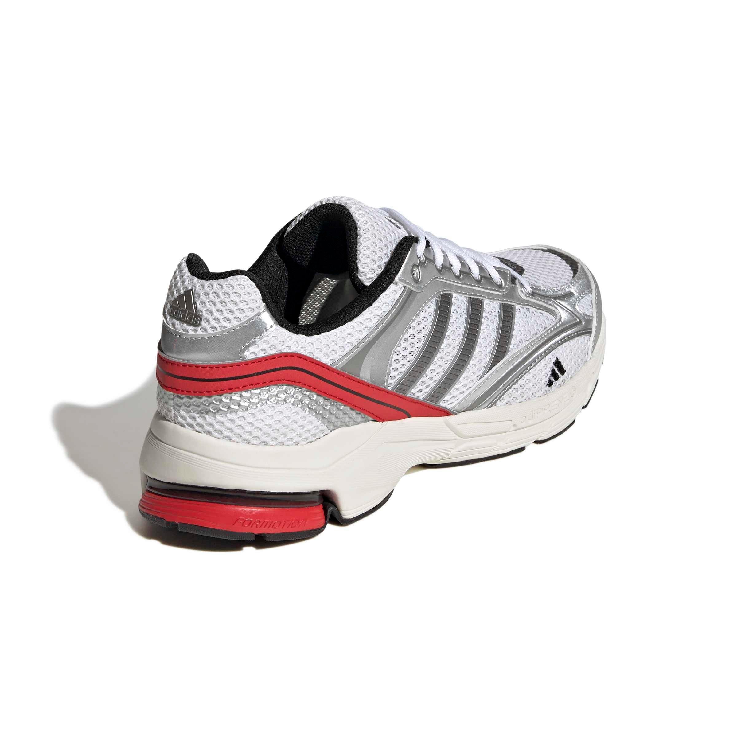 adidas Spiritain 2000 "Ftwr White/Iron Metallic/Better Scarlet" Men's Shoe - WHITE/IRON/SCARLET